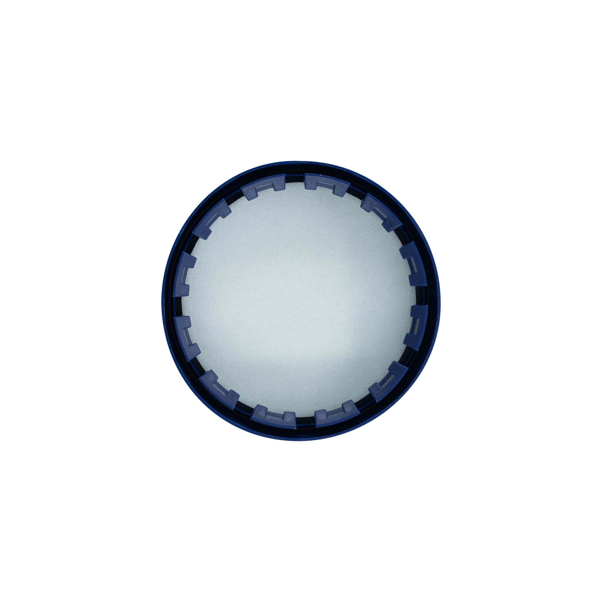 Stülpdeckel für Standard-Keramiktopf, HDPE-Kunststoff, blau Stülpdeckel für Standard-Keramiktopf, HDPE-Kunststoff, blau