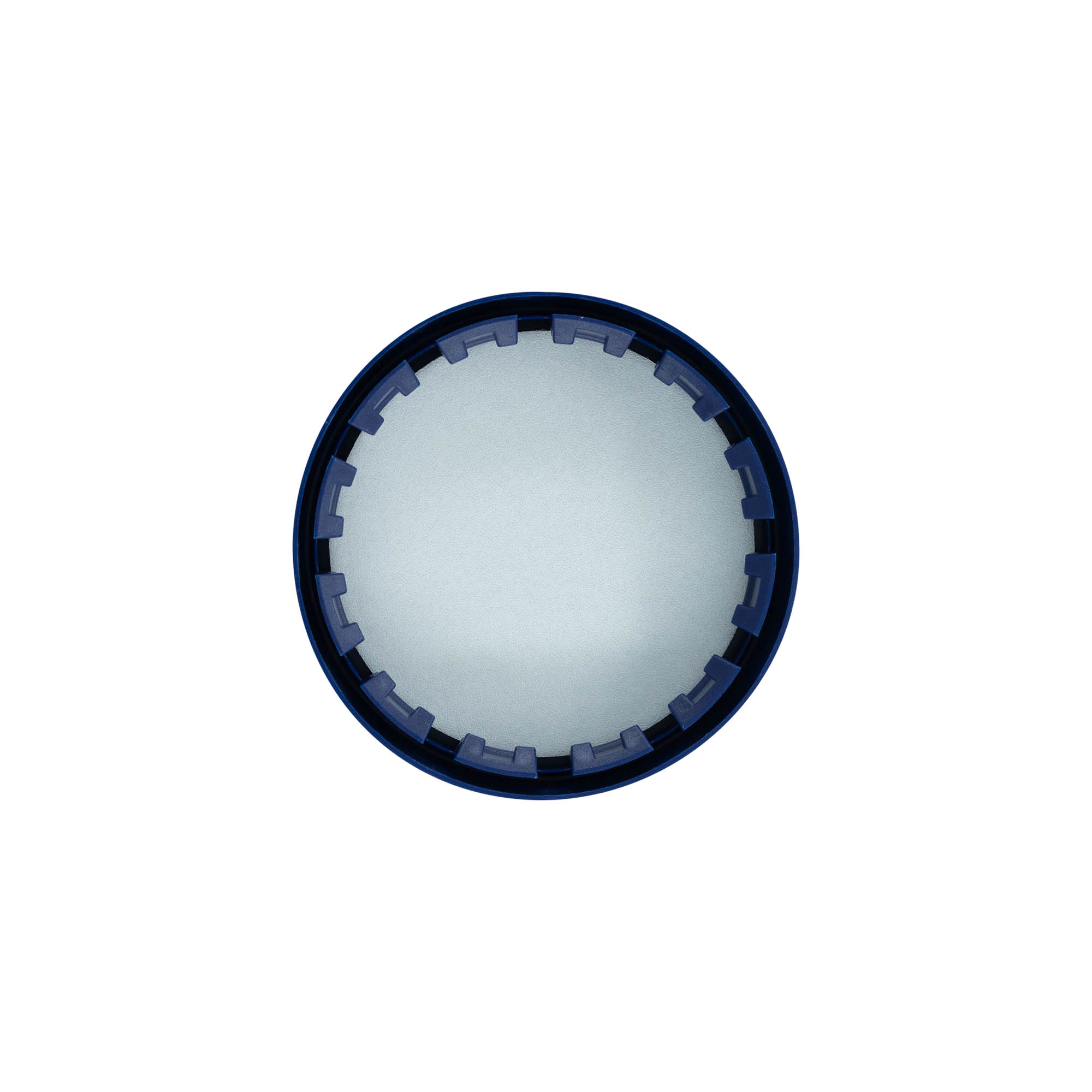 Stülpdeckel für Standard-Keramiktopf, HDPE-Kunststoff, blau Stülpdeckel für Standard-Keramiktopf, HDPE-Kunststoff, blau