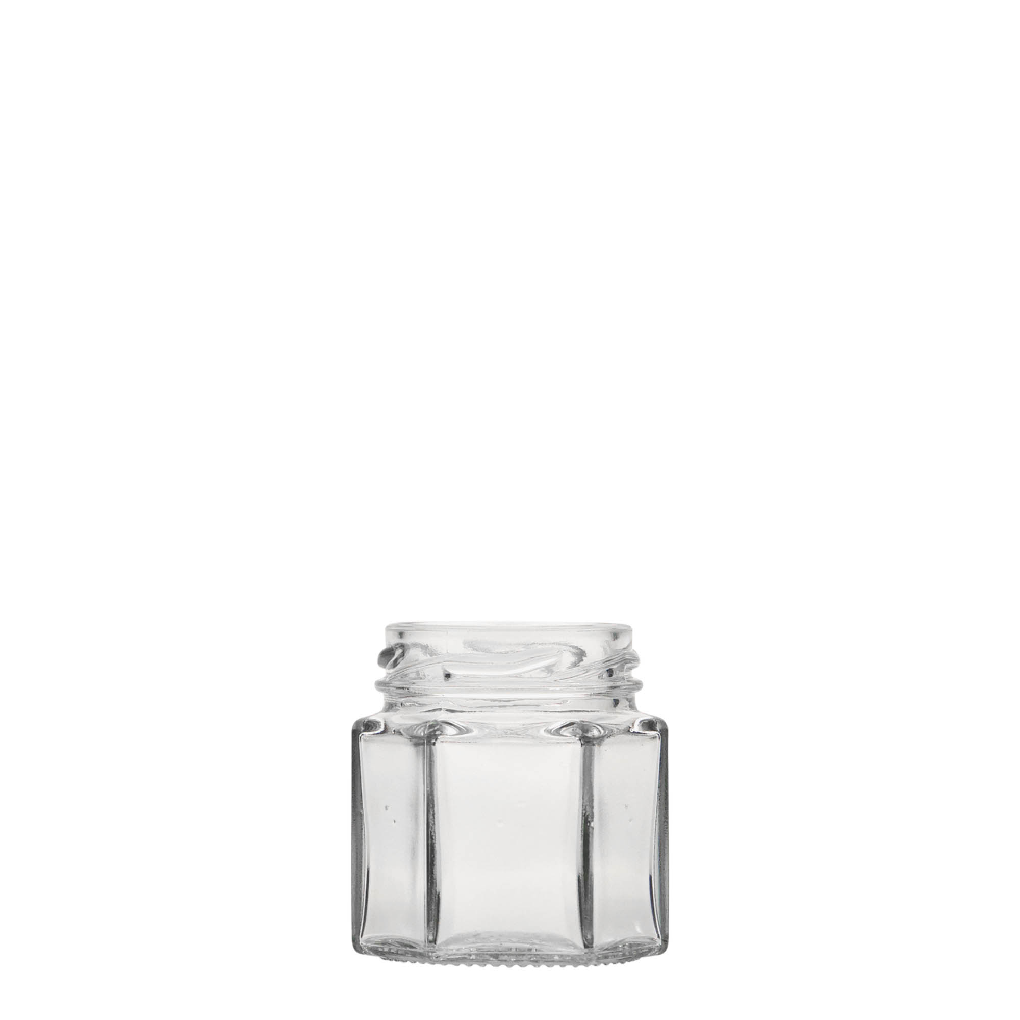 47 ml Sechskantglas, Mündung: Twist-off (TO 43)