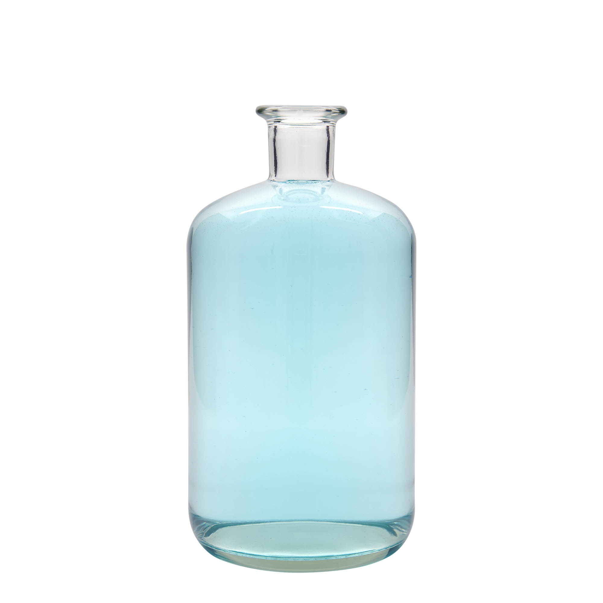 1.500 ml Glasflasche Apotheker, Mündung: Kork 1.500 ml Glasflasche Apotheker, Mündung: Kork