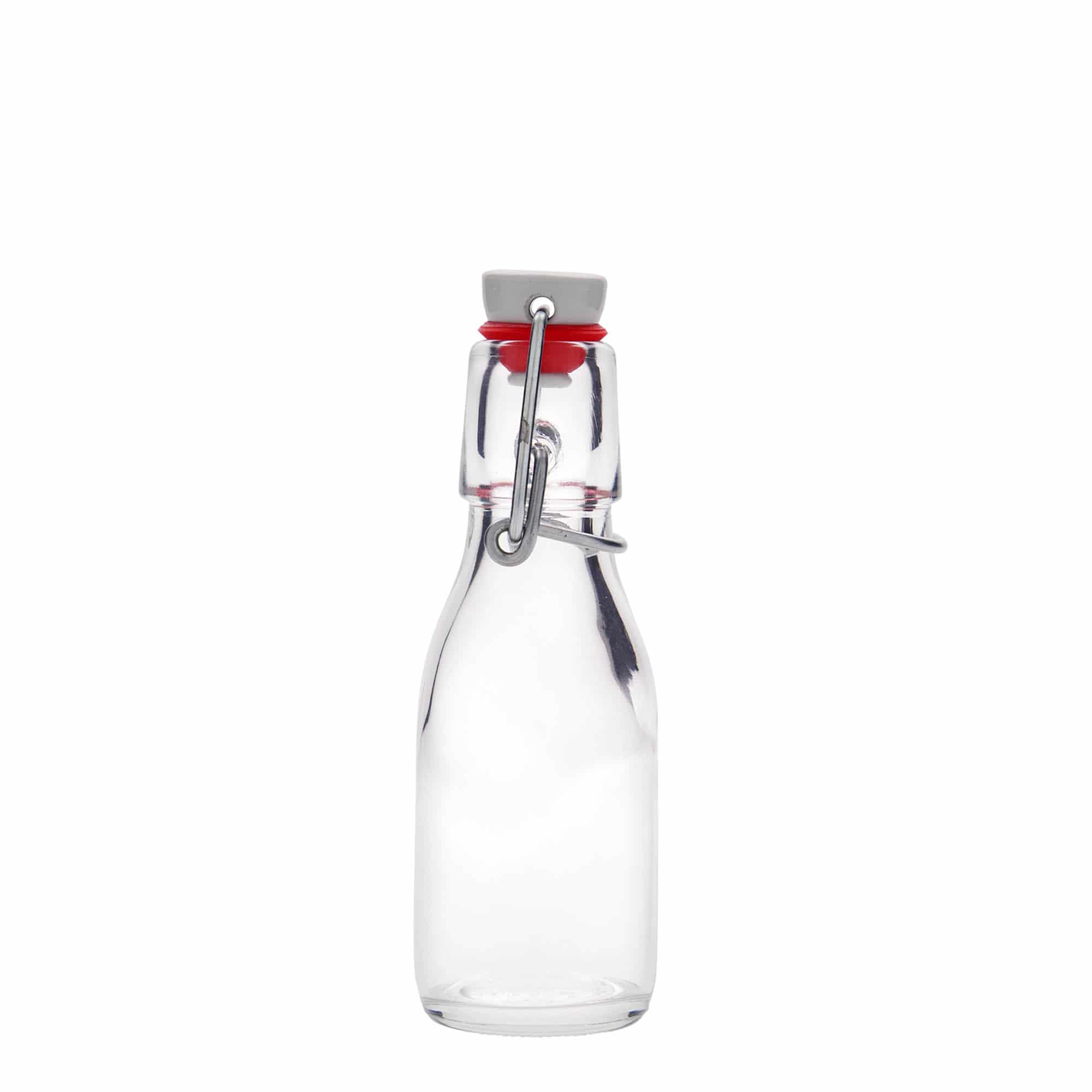 100 ml Glasflasche 'Paul', Mündung: Bügelverschluss 100 ml Glasflasche 'Paul', Mündung: Bügelverschluss