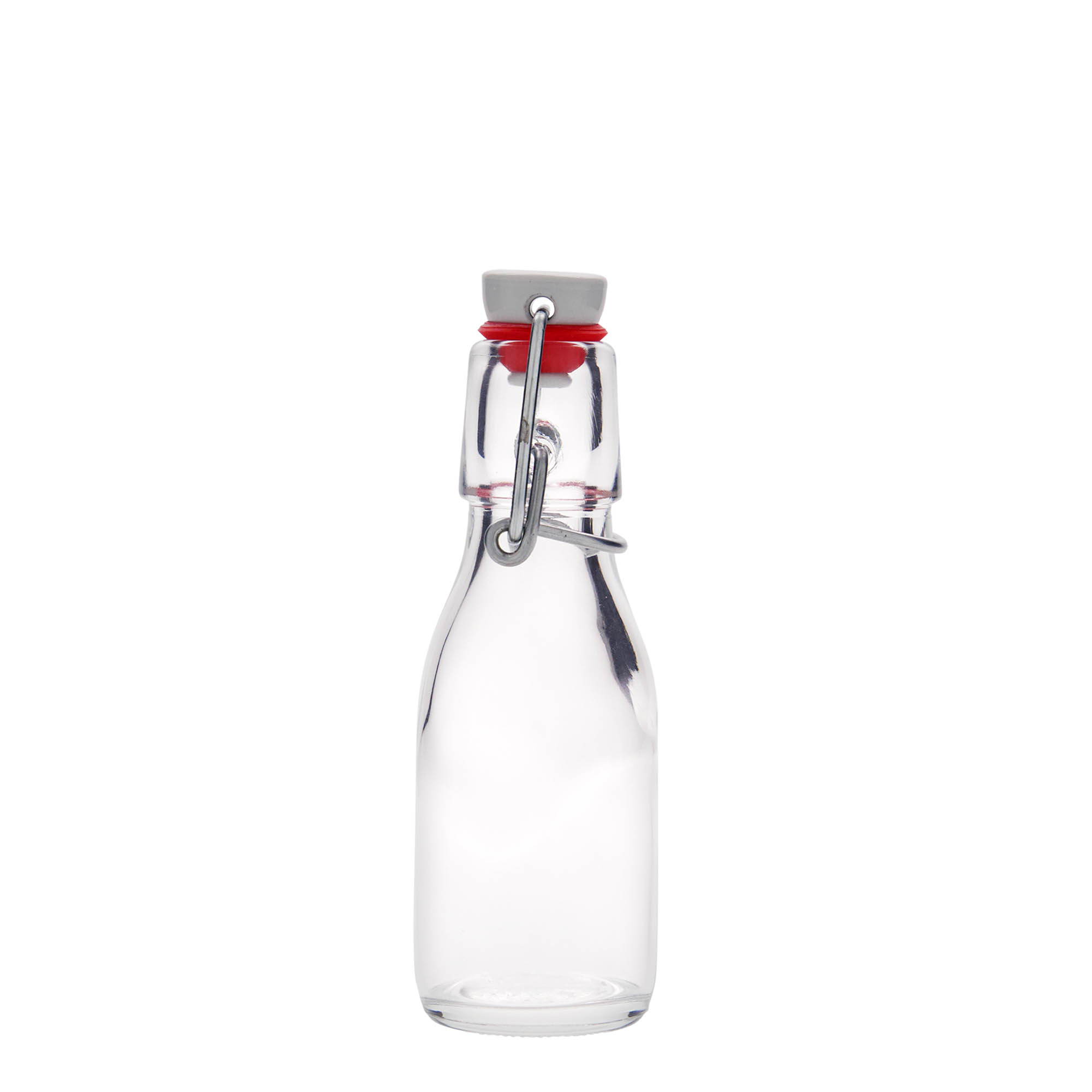 100 ml Glasflasche 'Paul', Mündung: Bügelverschluss 100 ml Glasflasche 'Paul', Mündung: Bügelverschluss