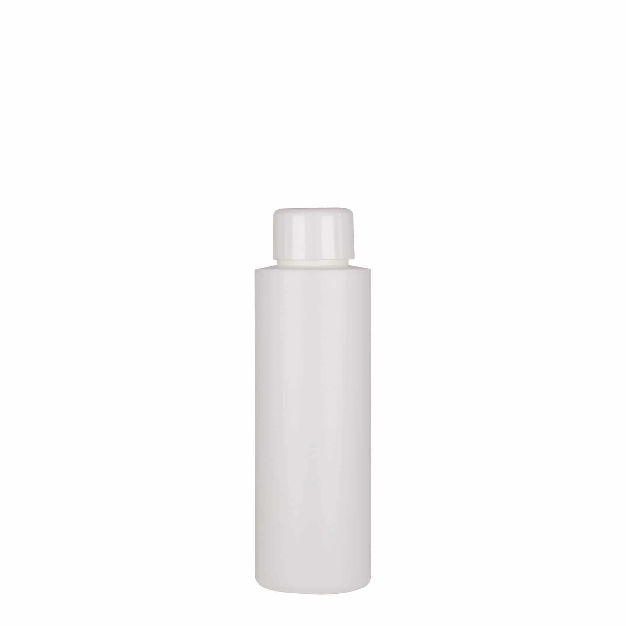 100 ml Kunststoffflasche „Pipe“, HDPE, weiß, Mündung:  24/410