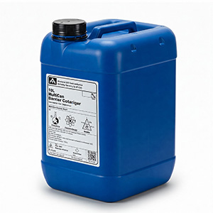 Kanister Produktbeispiel: Blauer Kanister mit Logodesign