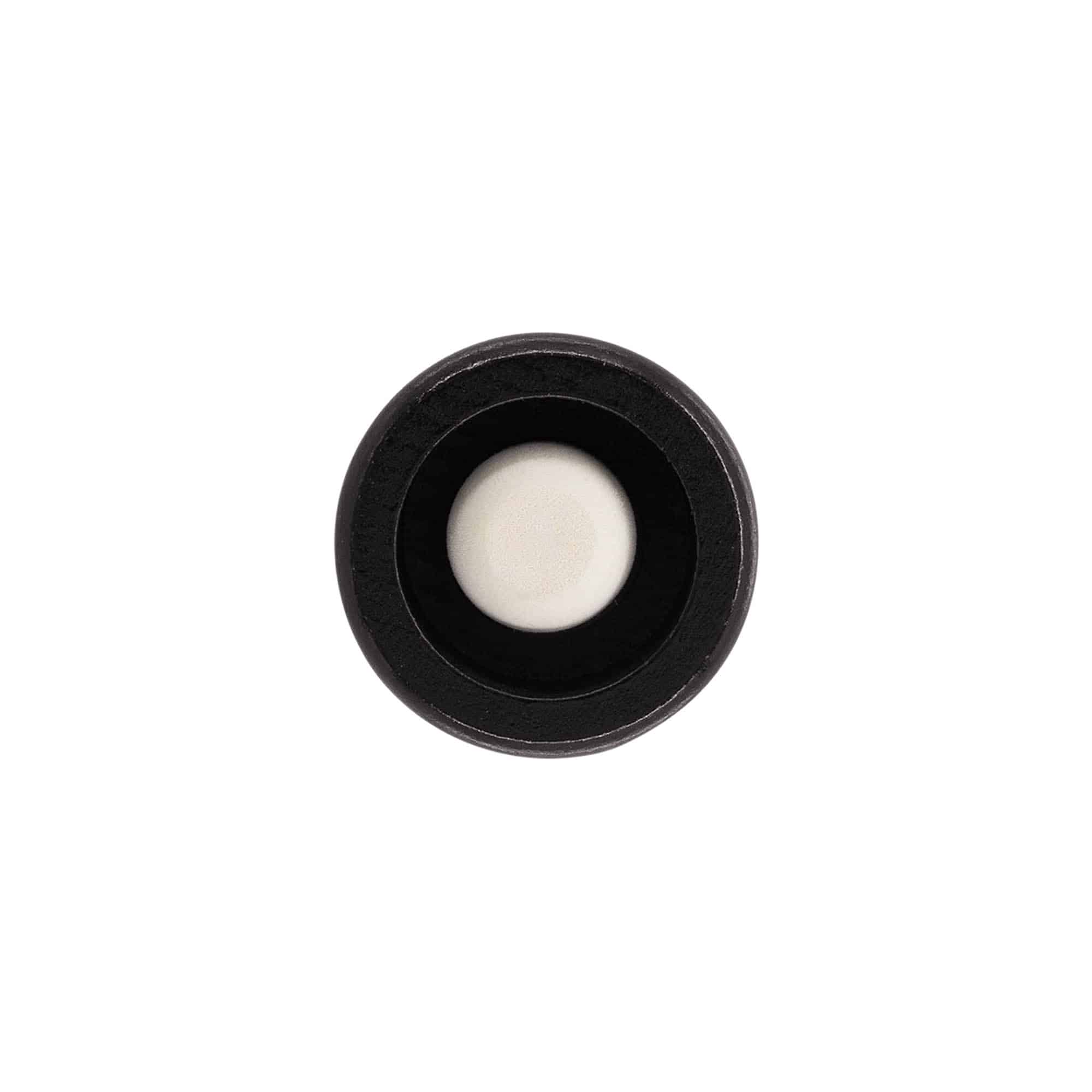 Griffkorken 19 mm, Holz/Kunststoff, schwarz, für Mündung: Kork