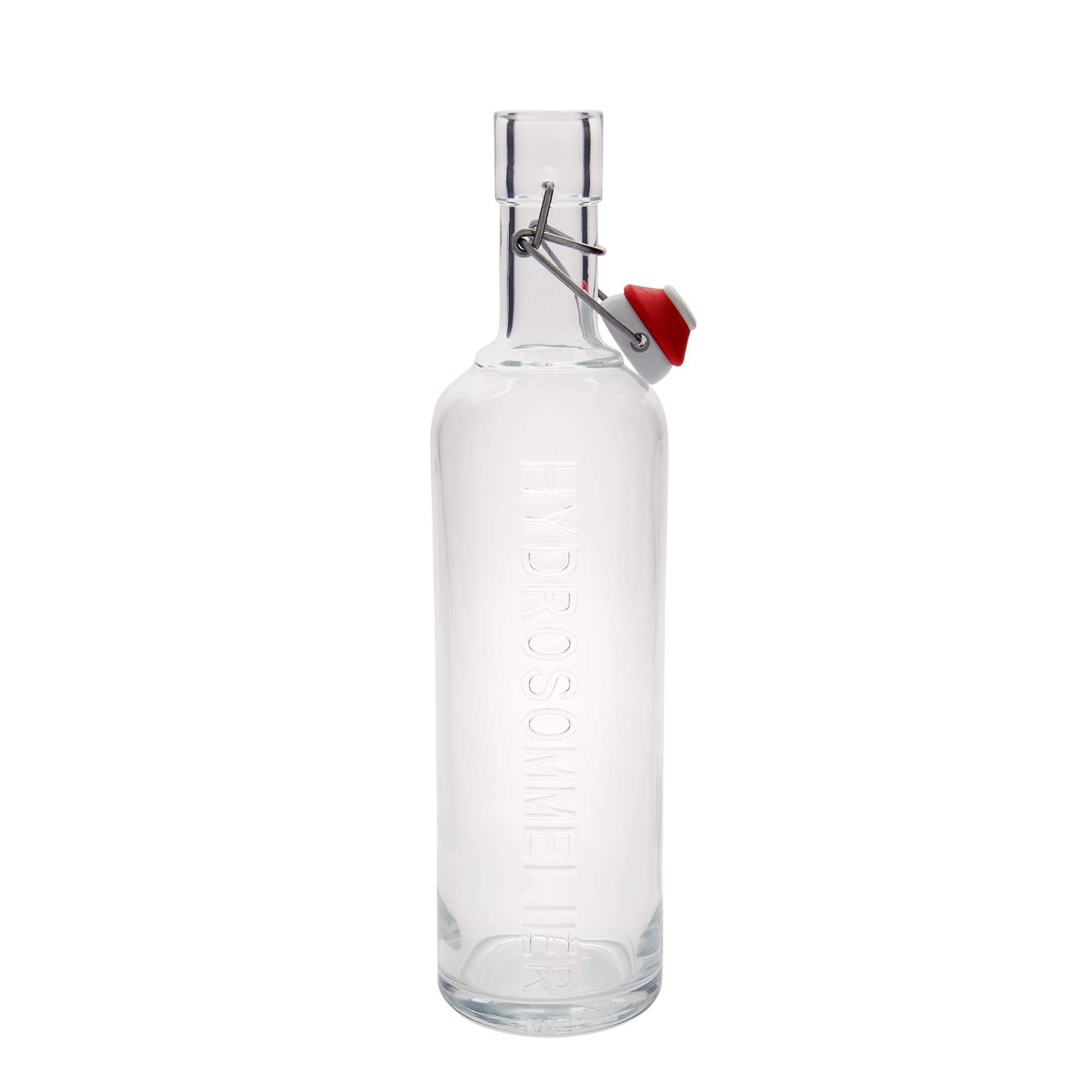 1.000 ml Glasflasche 'Optima Hydrosommelier', Mündung: Bügelverschluss 1.000 ml Glasflasche 'Optima Hydrosommelier', Mündung: Bügelverschluss
