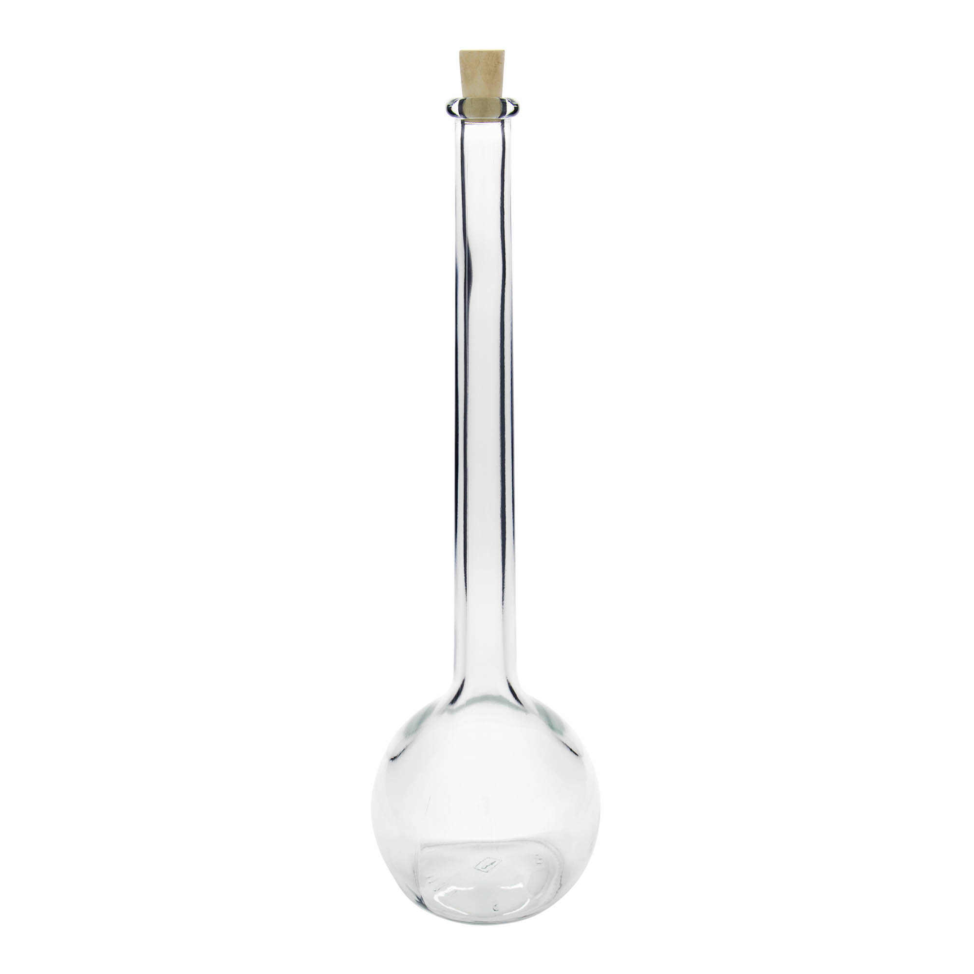 1.500 ml Glasflasche 'Tulipano', Mündung: Kork 1.500 ml Glasflasche 'Tulipano', Mündung: Kork