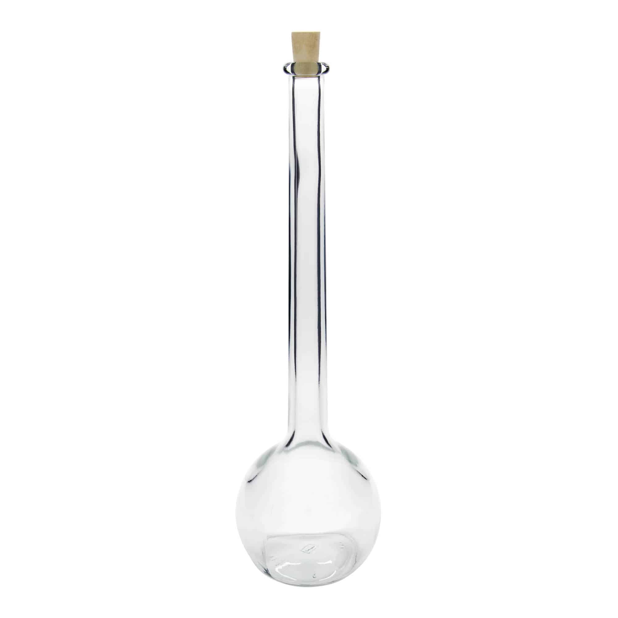 1.500 ml Glasflasche „Tulipano“, Mündung: Kork