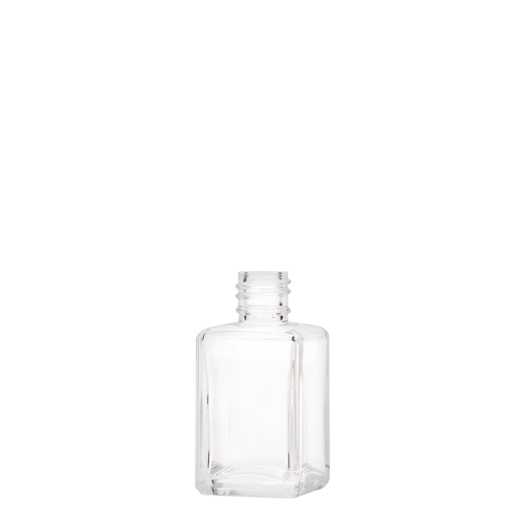 30 ml Glasflasche „Tamme“, quadratisch, Mündung: PP 18