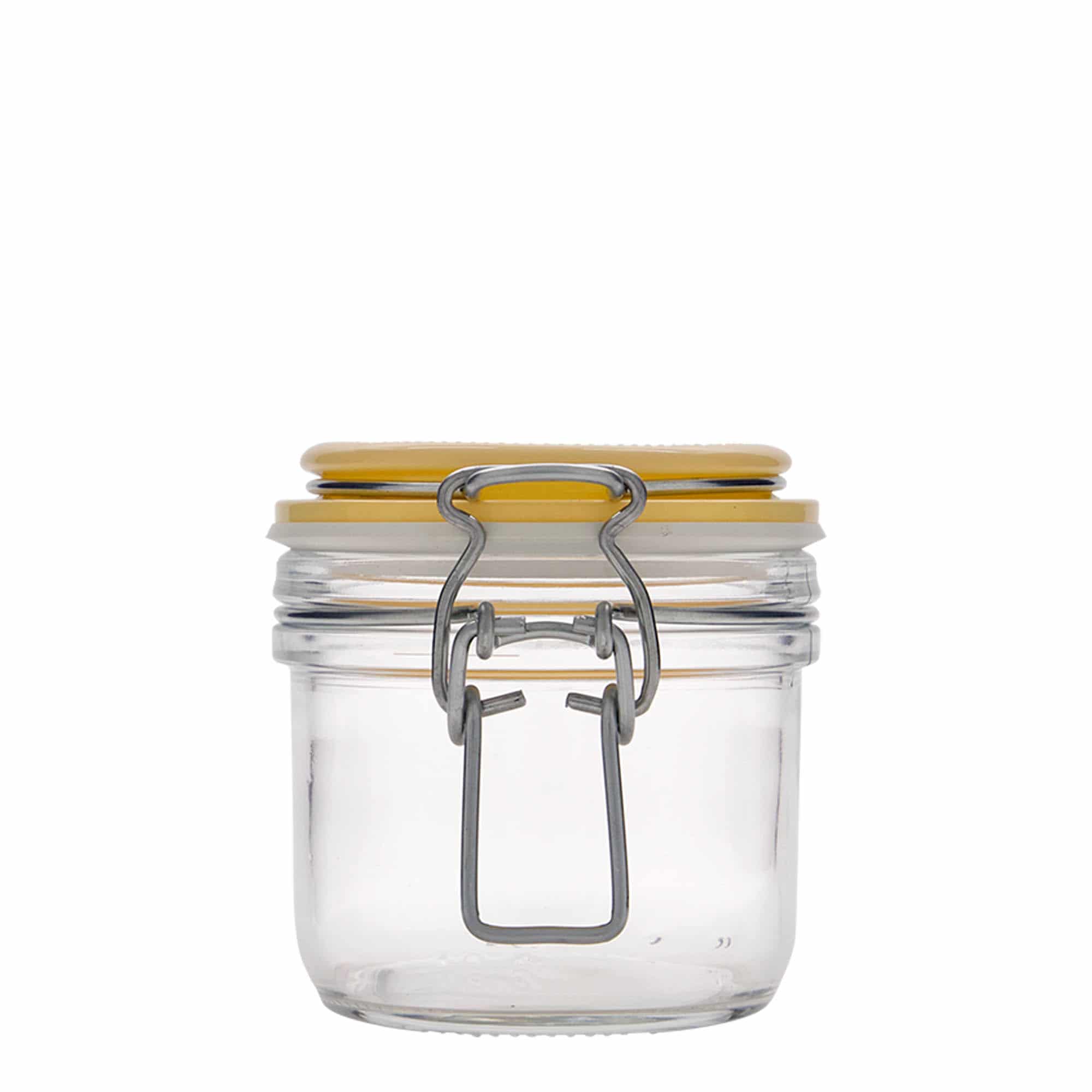 200 ml Drahtbügelglas 'Fido', gelb, Mündung: Drahtbügelverschluss 200 ml Drahtbügelglas 'Fido', gelb, Mündung: Drahtbügelverschluss