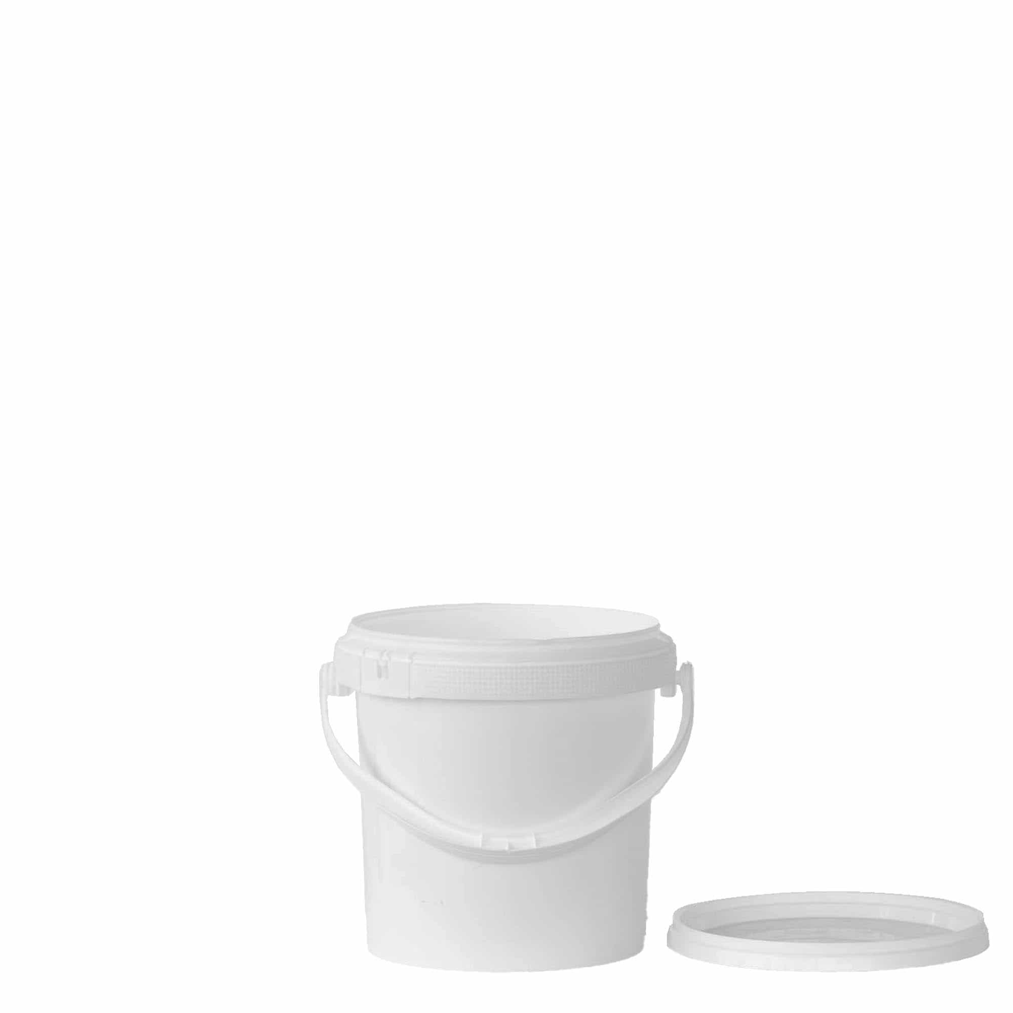 1 l Eimer, PP-Kunststoff, weiß