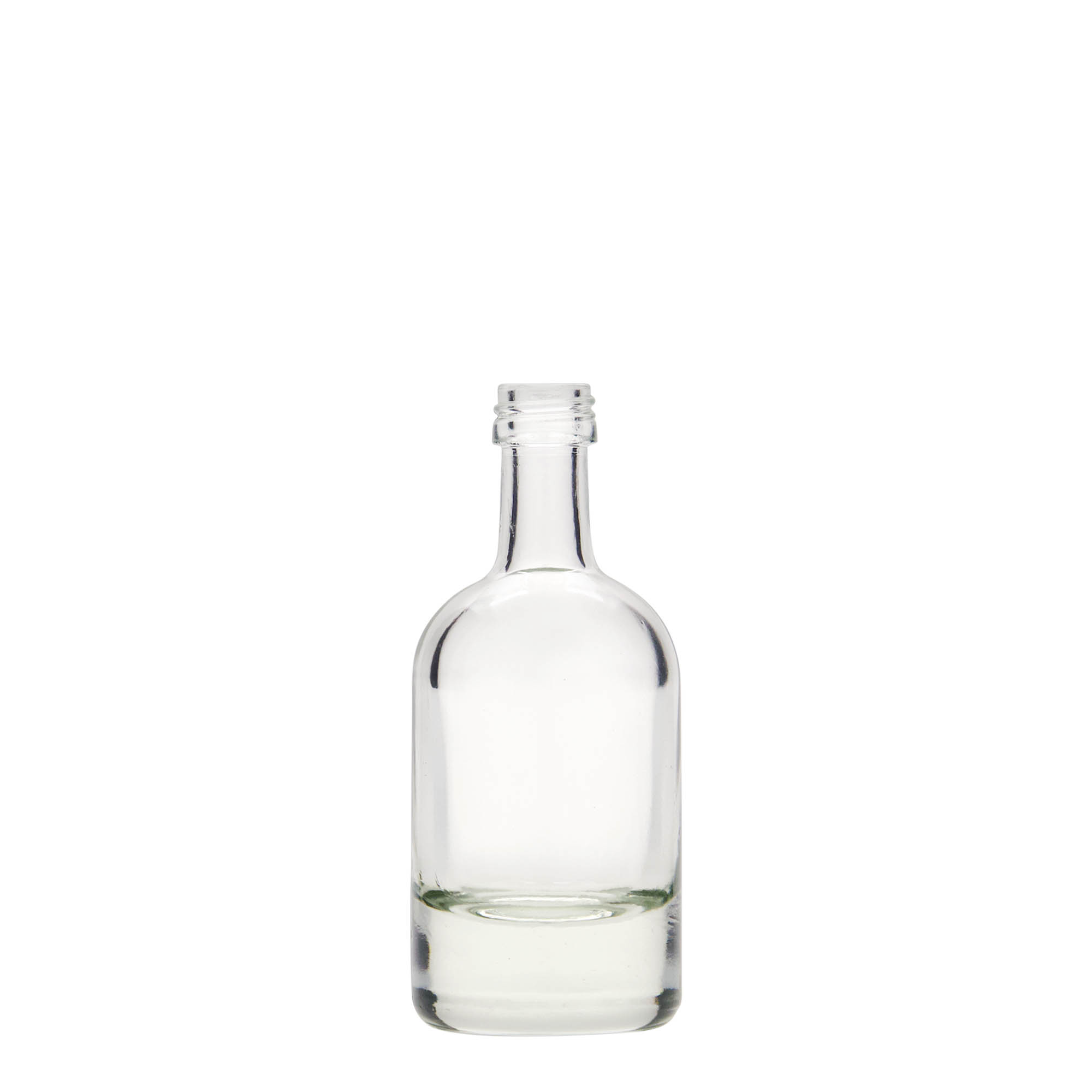 50 ml Glasflasche 'Linea Uno', Mündung: PP 18 50 ml Glasflasche 'Linea Uno', Mündung: PP 18