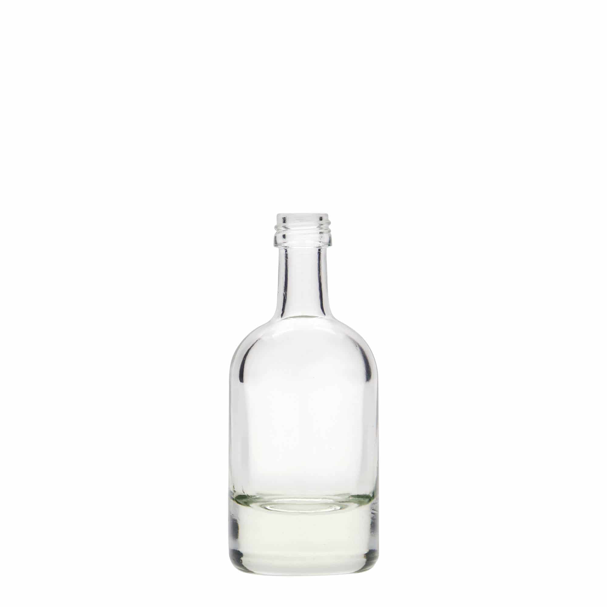 50 ml Glasflasche 'Linea Uno', Mündung: PP 18