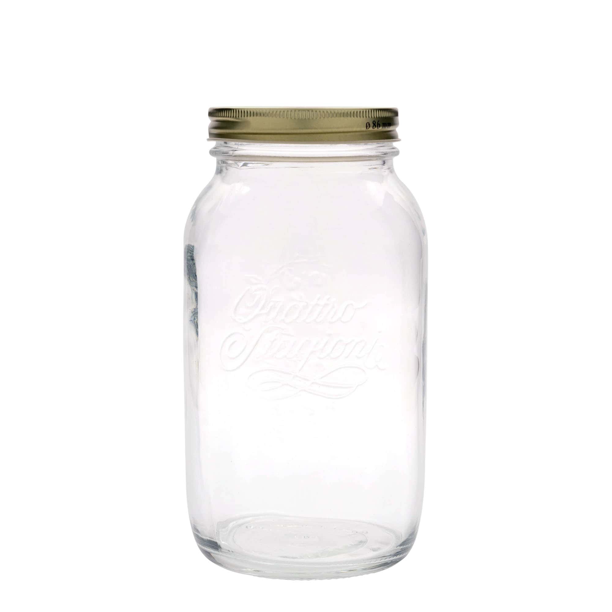 1.500 ml Glas 'Quattro Stagioni', Mündung: Schraubverschluss 1.500 ml Glas 'Quattro Stagioni', Mündung: Schraubverschluss