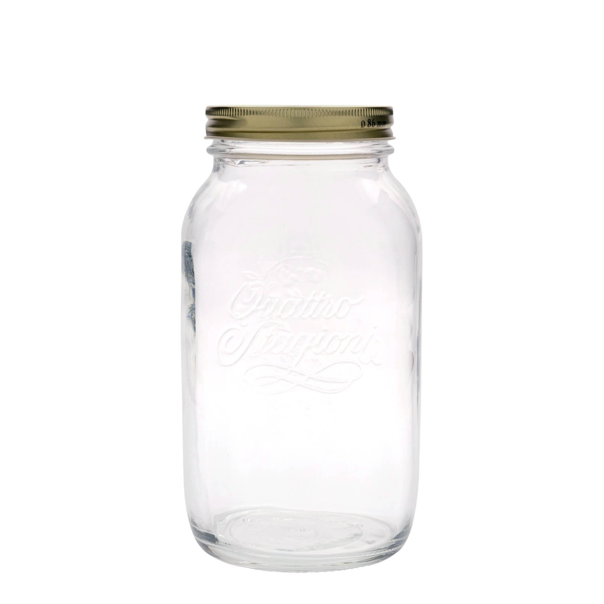 1.500 ml Glas 'Quattro Stagioni', Mündung: Schraubverschluss 1.500 ml Glas 'Quattro Stagioni', Mündung: Schraubverschluss