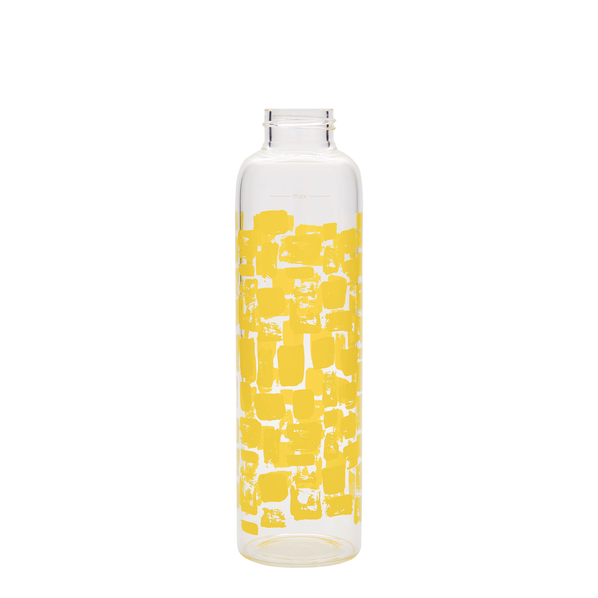 500 ml Trinkflasche 'Perseus - Gelbe Rechtecke', Mündung: Schraubverschluss 500 ml Trinkflasche 'Perseus - Gelbe Rechtecke', Mündung: Schraubverschluss