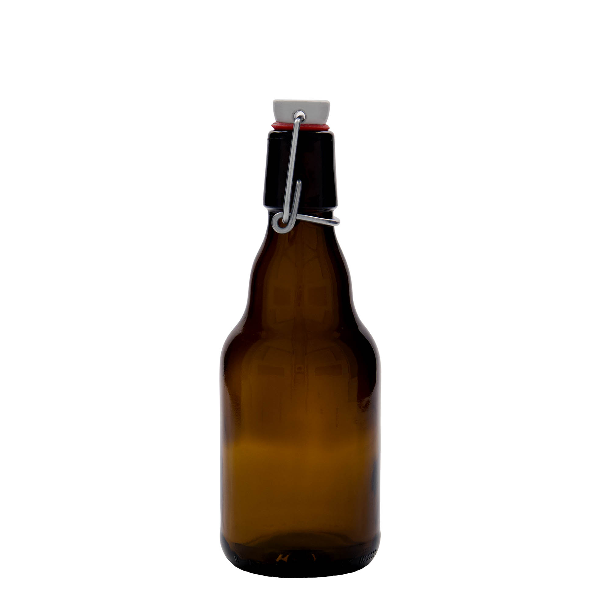 330 ml Bierflasche 'Steinie', Glas, braun, Mündung: Bügelverschluss 330 ml Bierflasche 'Steinie', Glas, braun, Mündung: Bügelverschluss