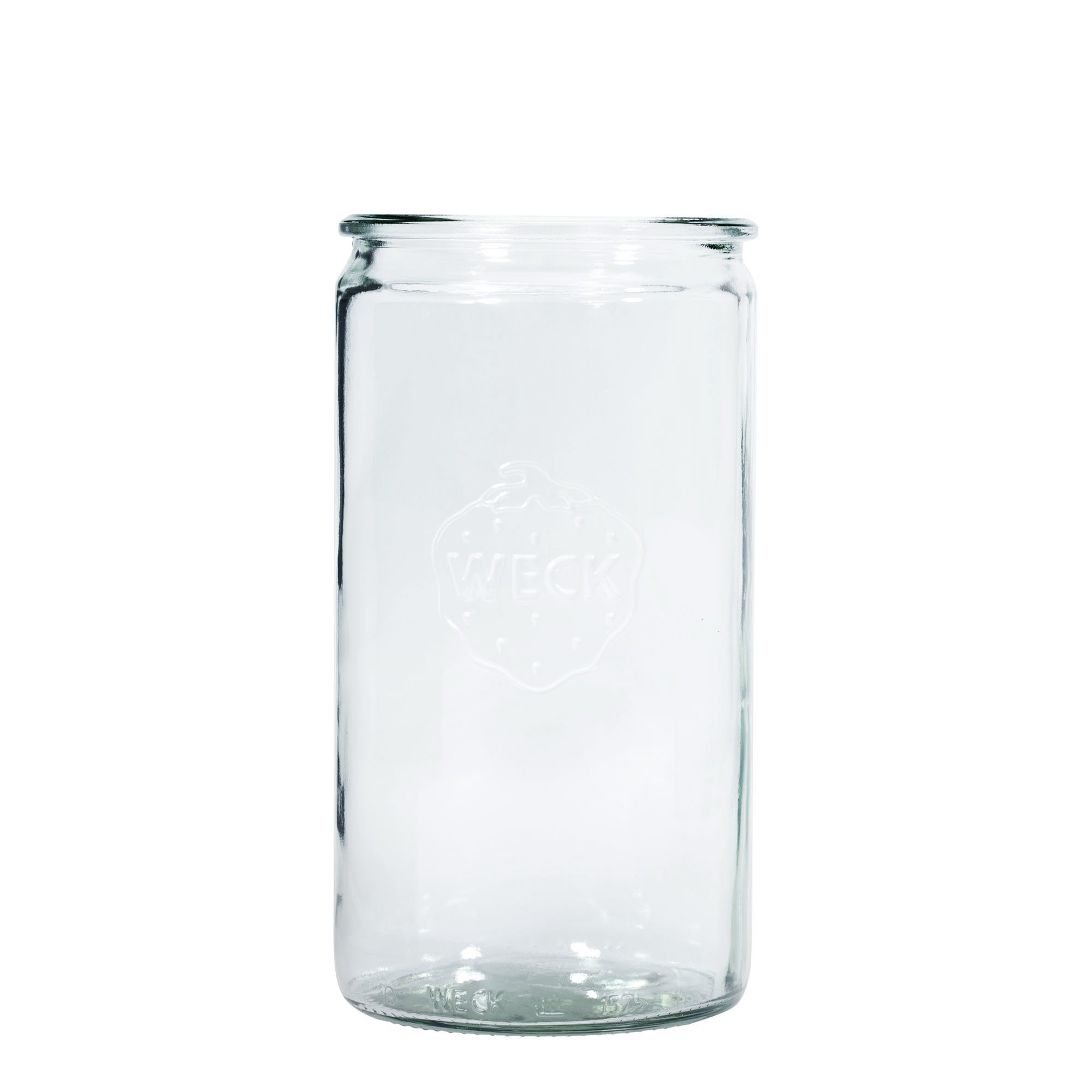 1.575 ml WECK-Zylinderglas, Mündung: Rundrand