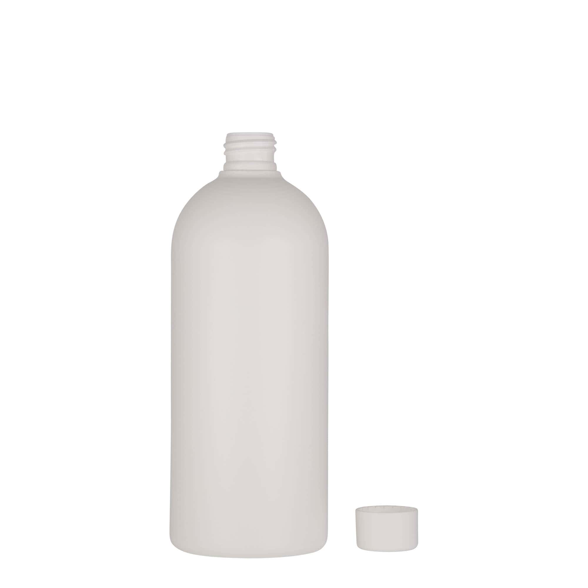 500 ml Kunststoffflasche 'Tuffy', HDPE, weiß, Mündung: 24/410