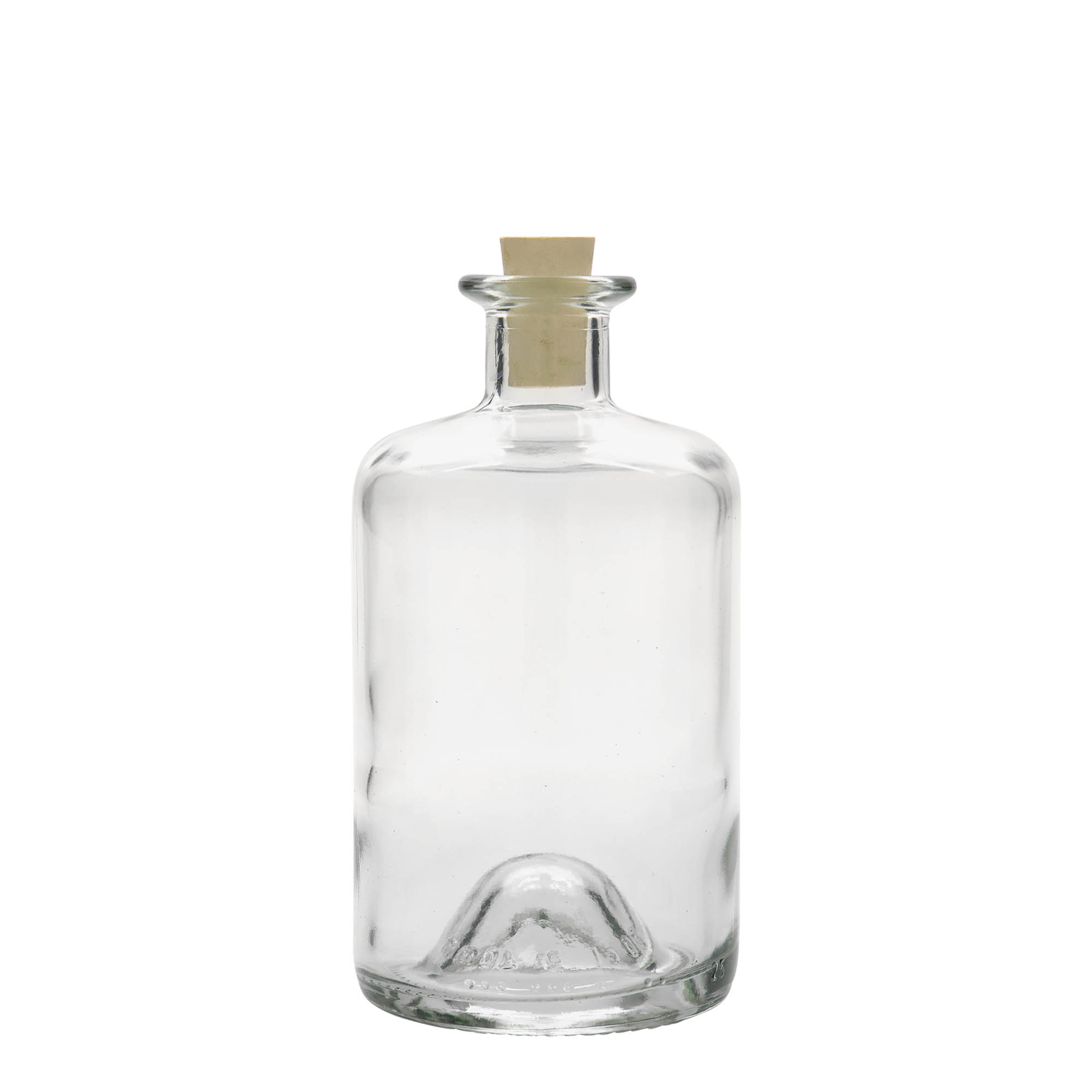 500 ml Glasflasche Apotheker, Mündung: Kork 500 ml Glasflasche Apotheker, Mündung: Kork