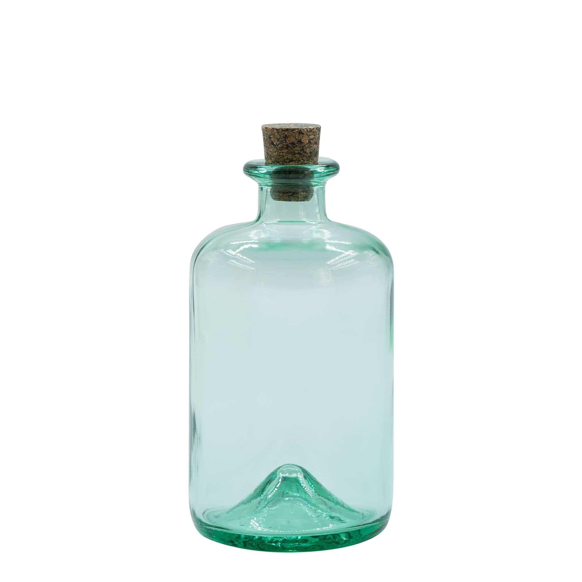 500 ml Glasflasche „Pharma“, Mündung: Kork