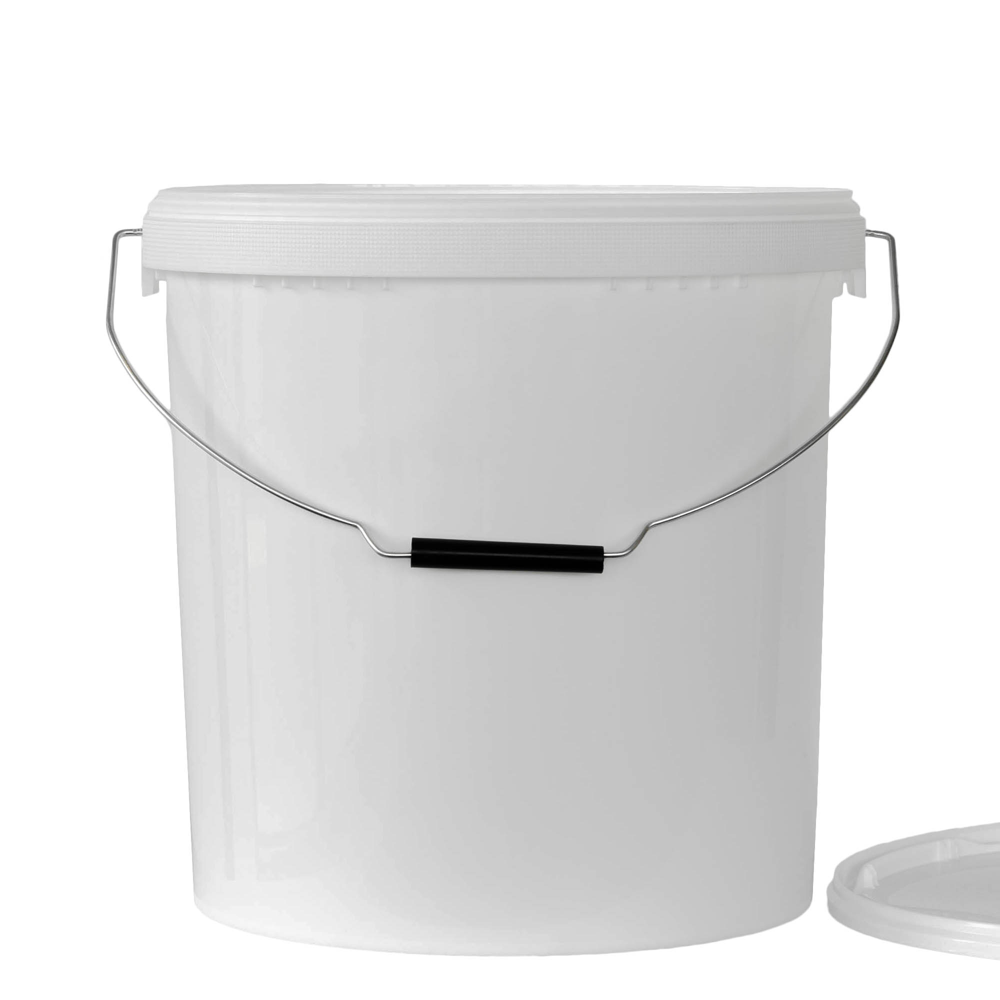 20 l Eimer, PP-Kunststoff, weiß 20 l Eimer, PP-Kunststoff, weiß