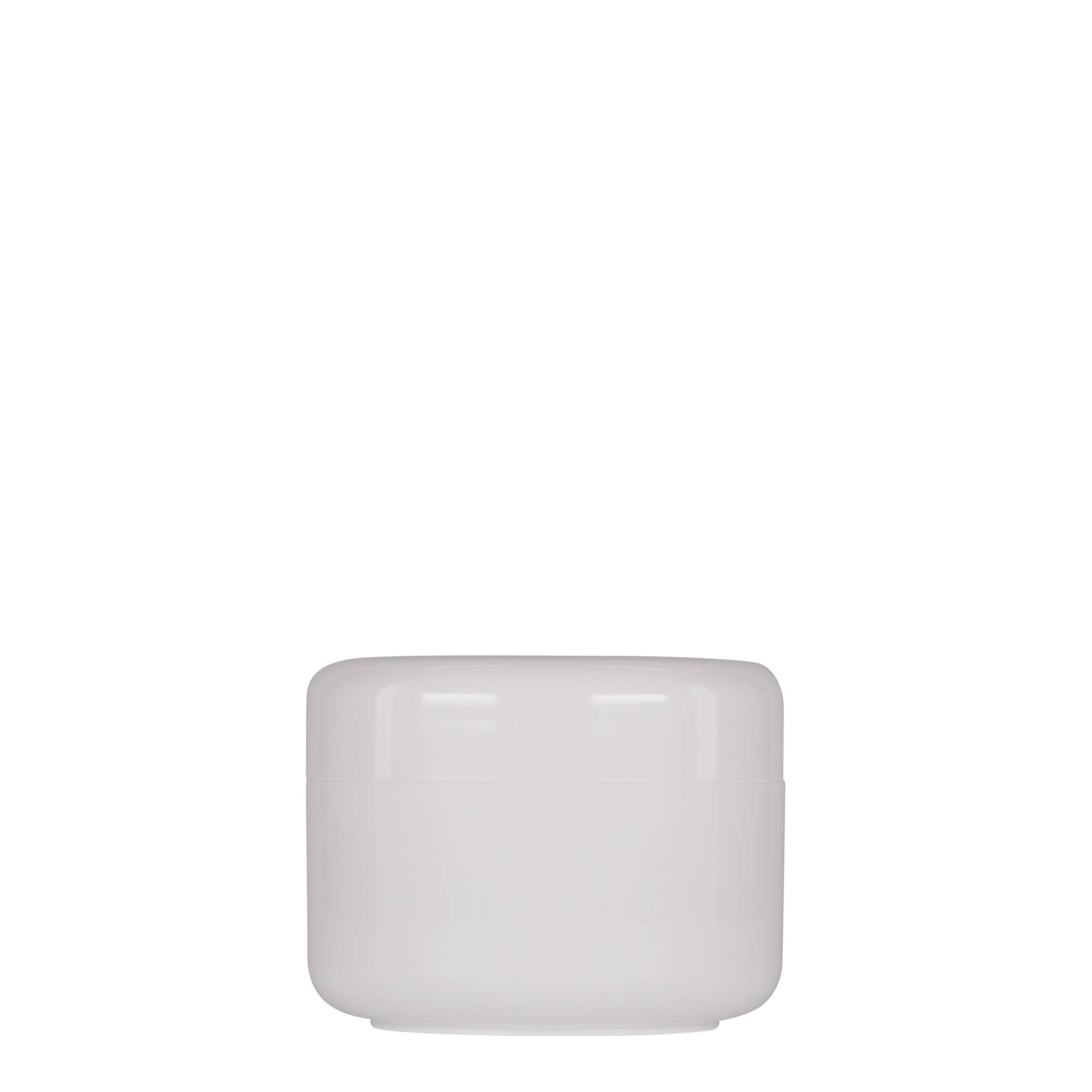 100 ml Kunststoffdose 'Bianca', PP, weiß, Mündung: Schraubverschluss