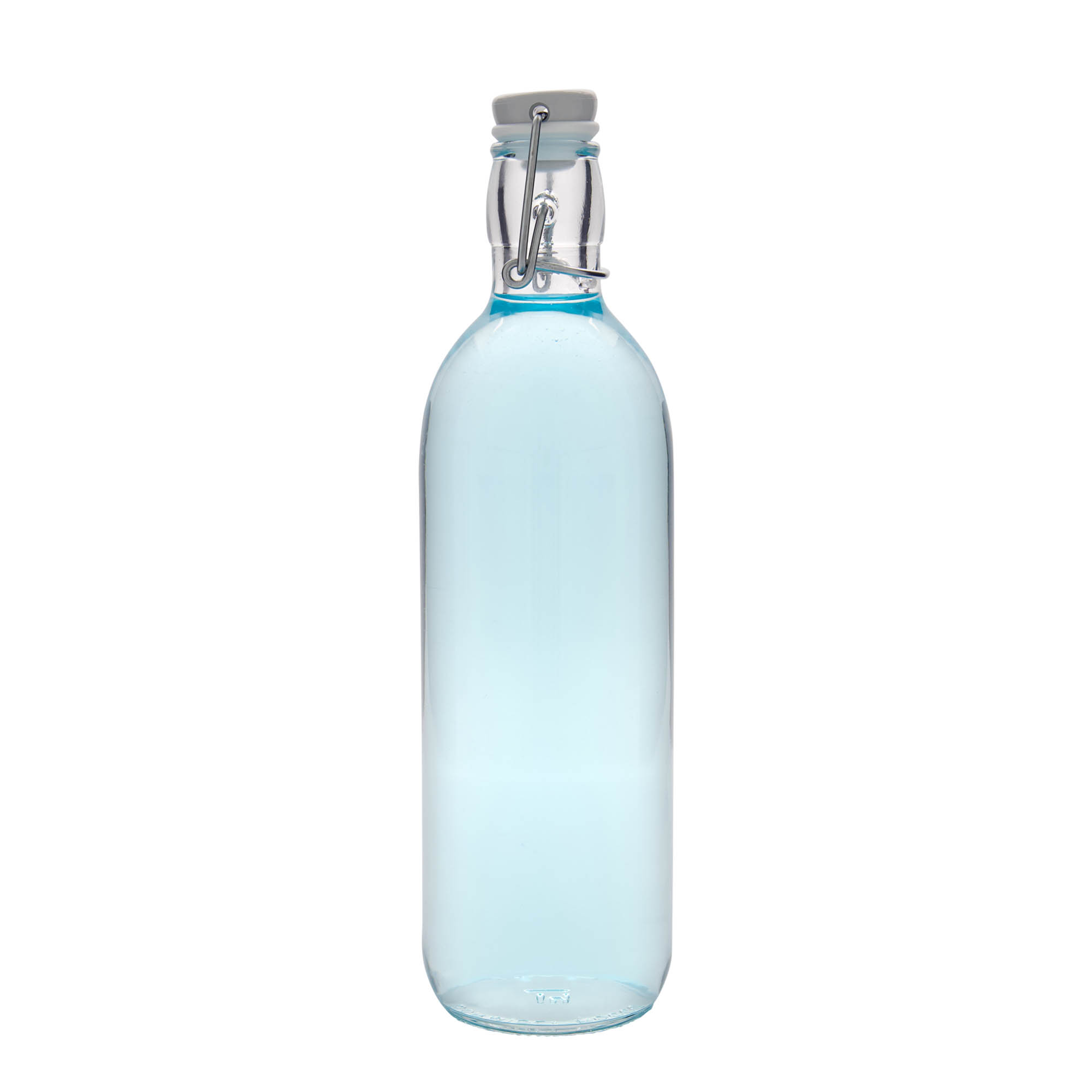 1.000 ml Glasflasche 'Emilia', Mündung: Bügelverschluss 1.000 ml Glasflasche 'Emilia', Mündung: Bügelverschluss