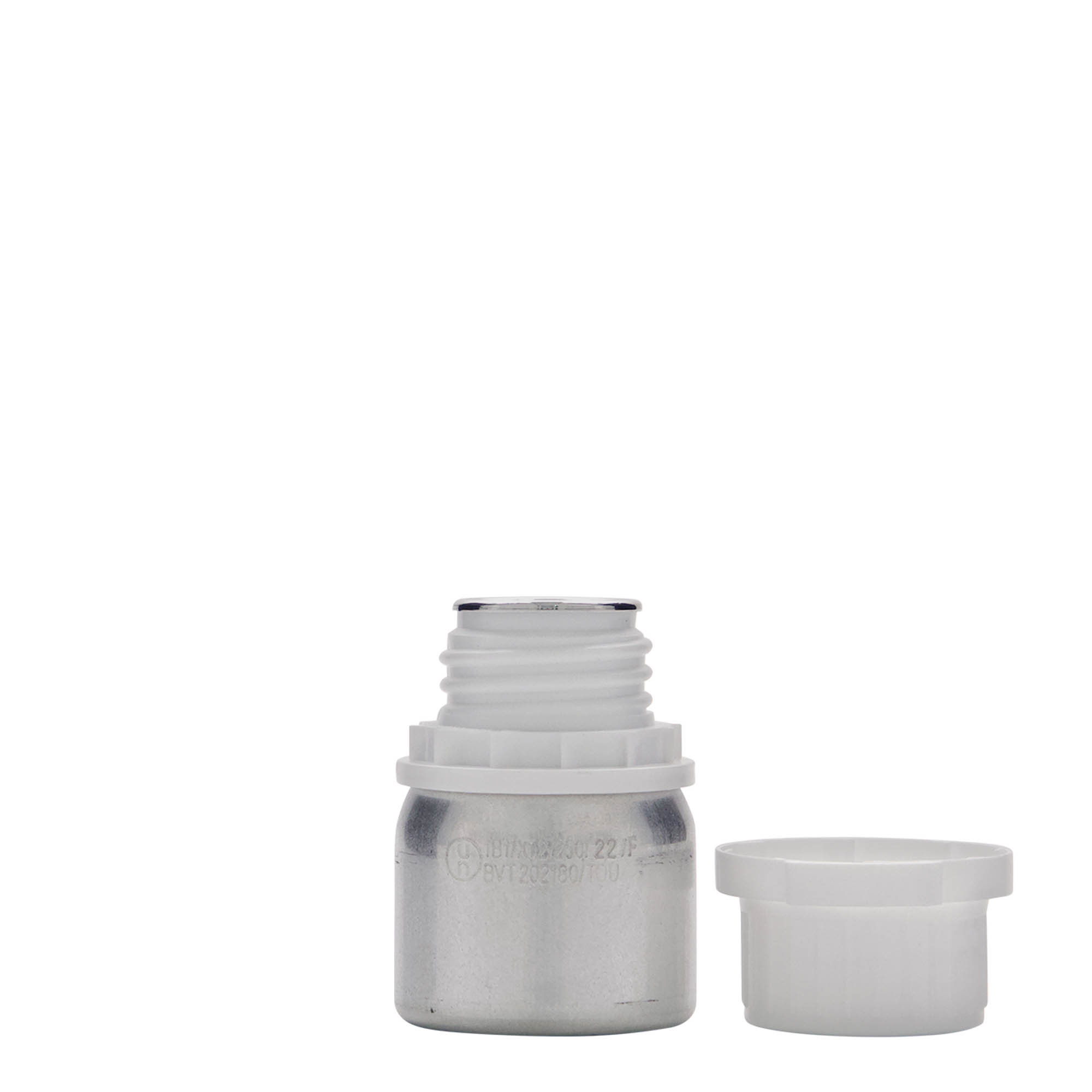 50 ml Aluminiumflasche, Metall, silber, Mündung: DIN 32 50 ml Aluminiumflasche, Metall, silber, Mündung: DIN 32