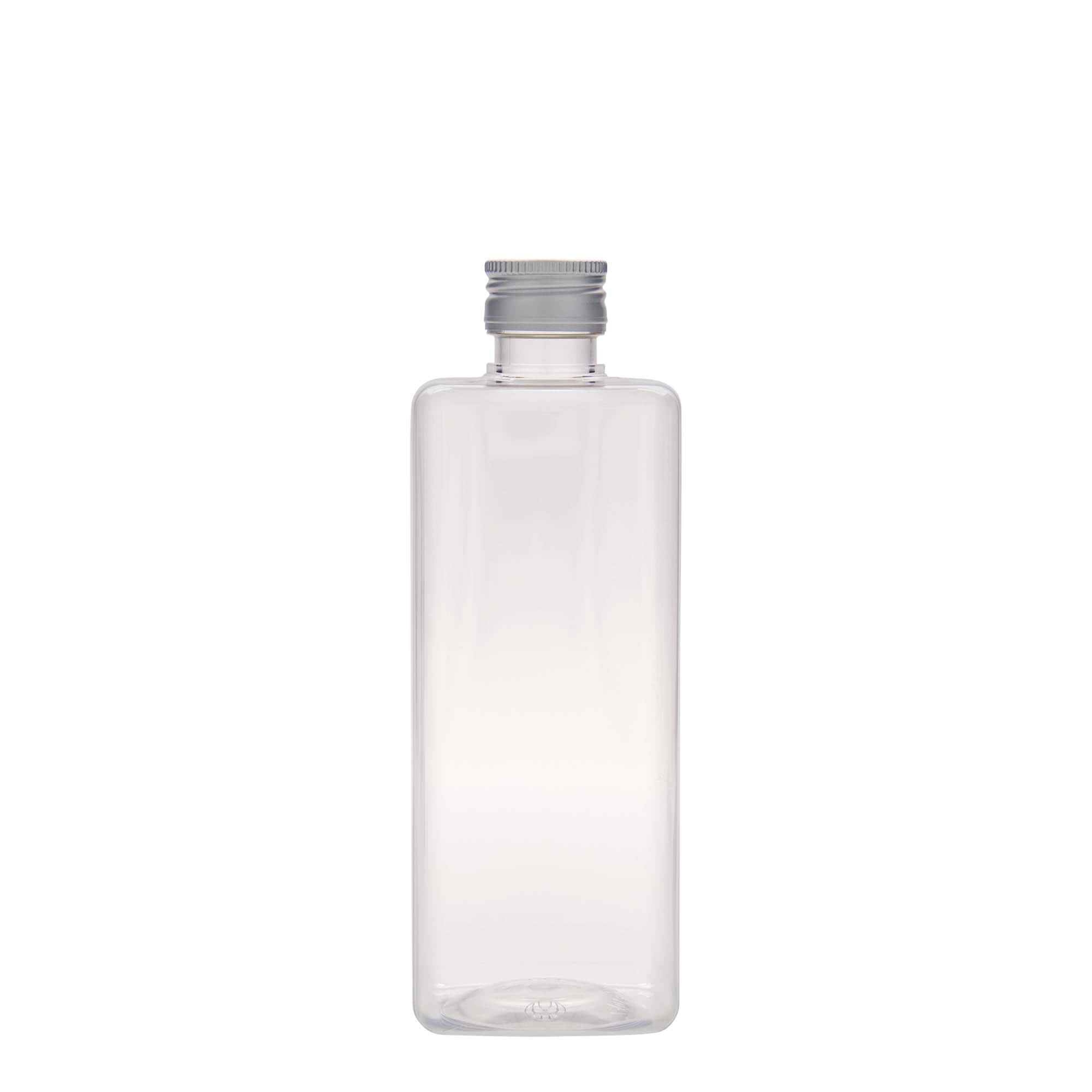 500 ml PET-Flasche „Karl“, quadratisch, Kunststoff, Mündung: PP 28