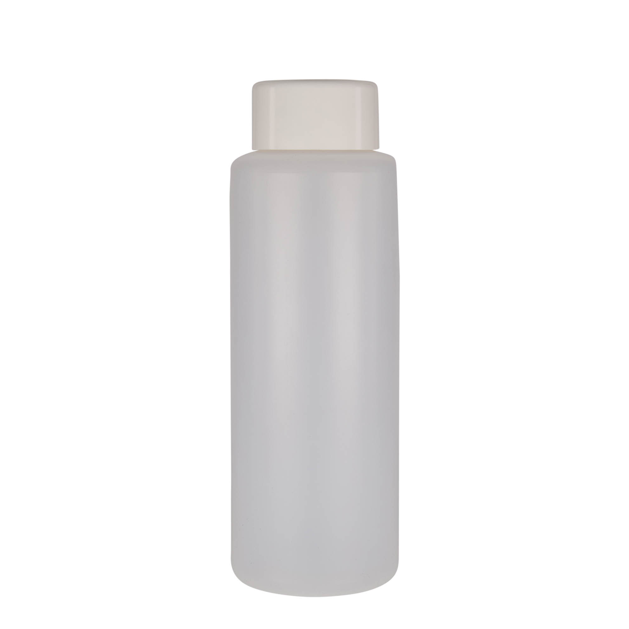 1.000 ml Rundflasche, PE-Kunststoff, natur, Mündung: Schraubverschluss