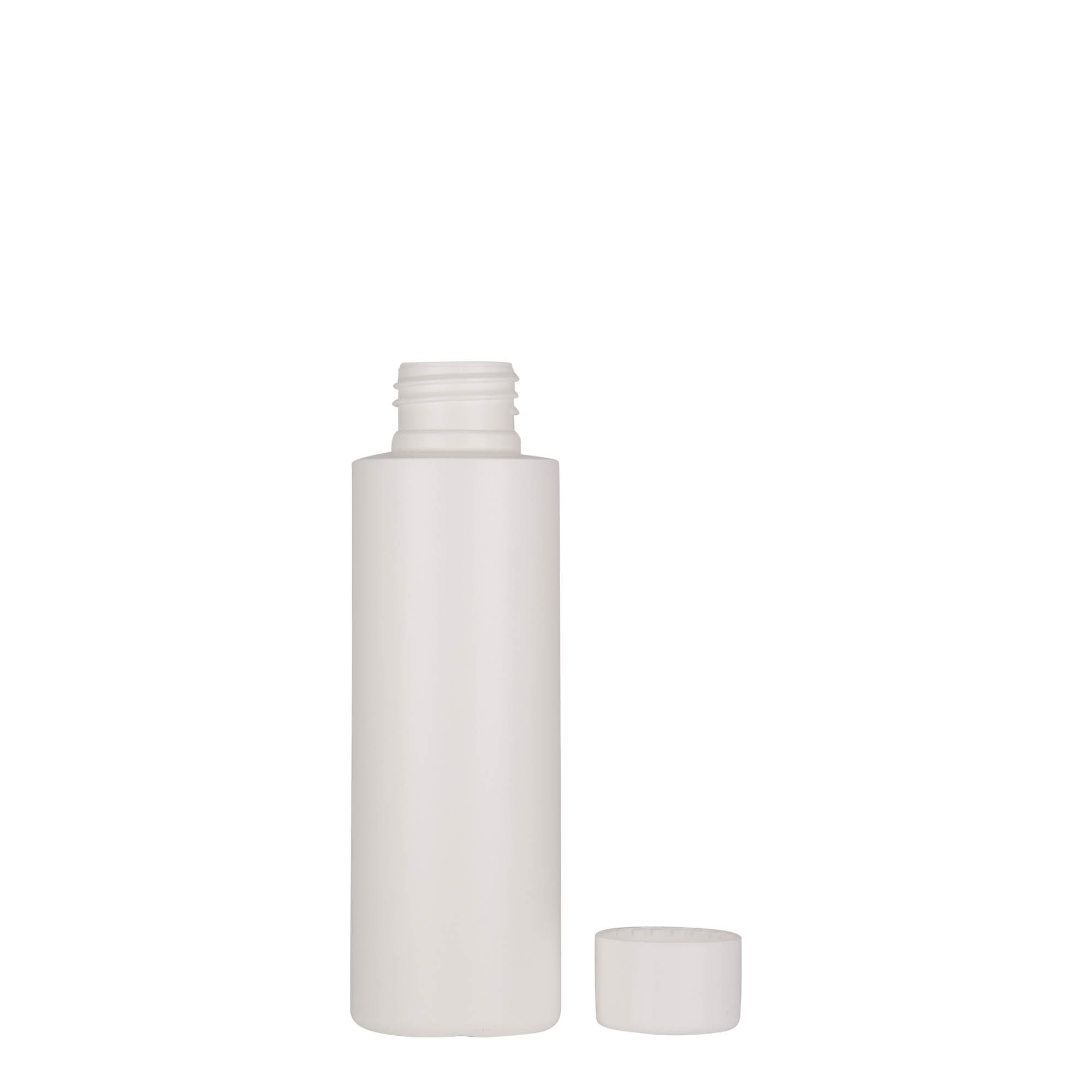 100 ml Kunststoffflasche 'Pipe', Green HDPE, weiß, Mündung: 24/410 100 ml Kunststoffflasche 'Pipe', Green HDPE, weiß, Mündung: 24/410