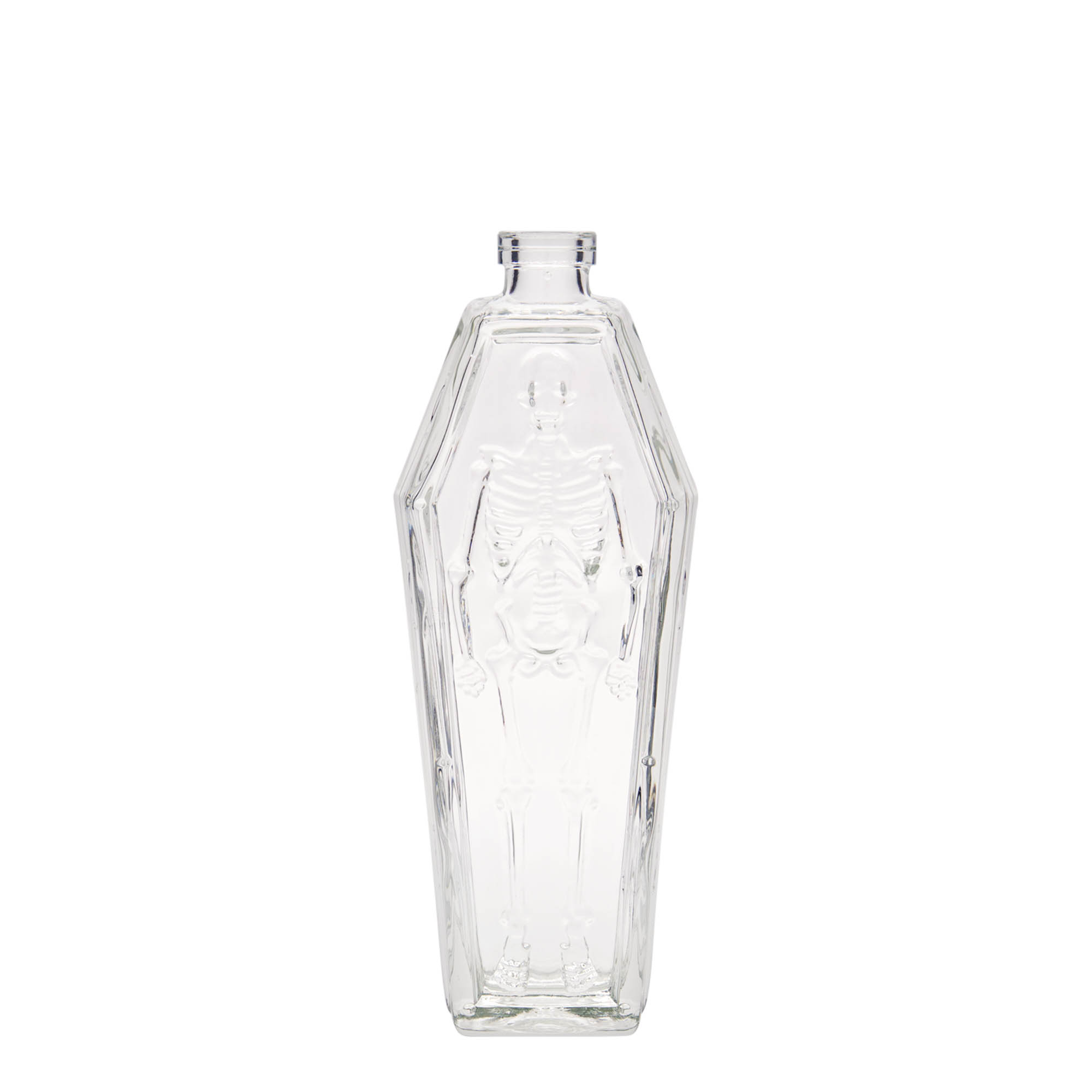 200 ml Glasflasche „Sarg“, Mündung: Kork