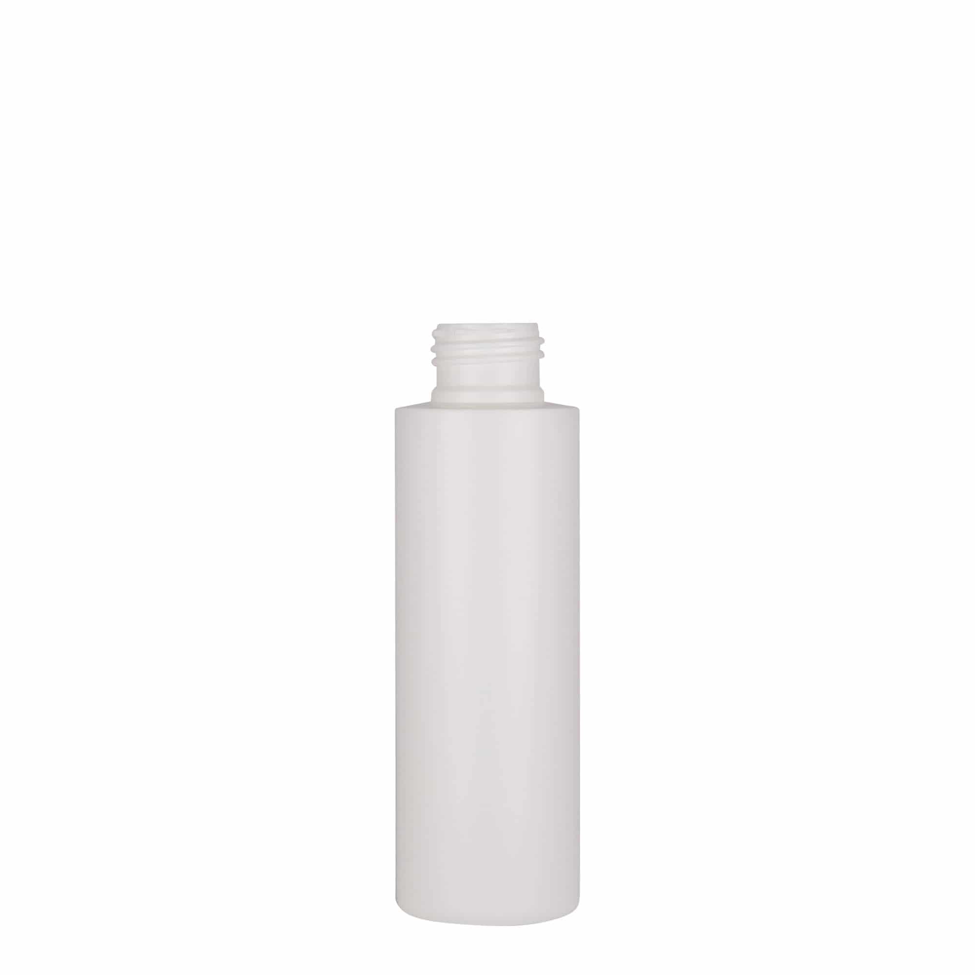 100 ml Kunststoffflasche 'Pipe', HDPE, weiß, Mündung: 24/410 100 ml Kunststoffflasche 'Pipe', HDPE, weiß, Mündung: 24/410