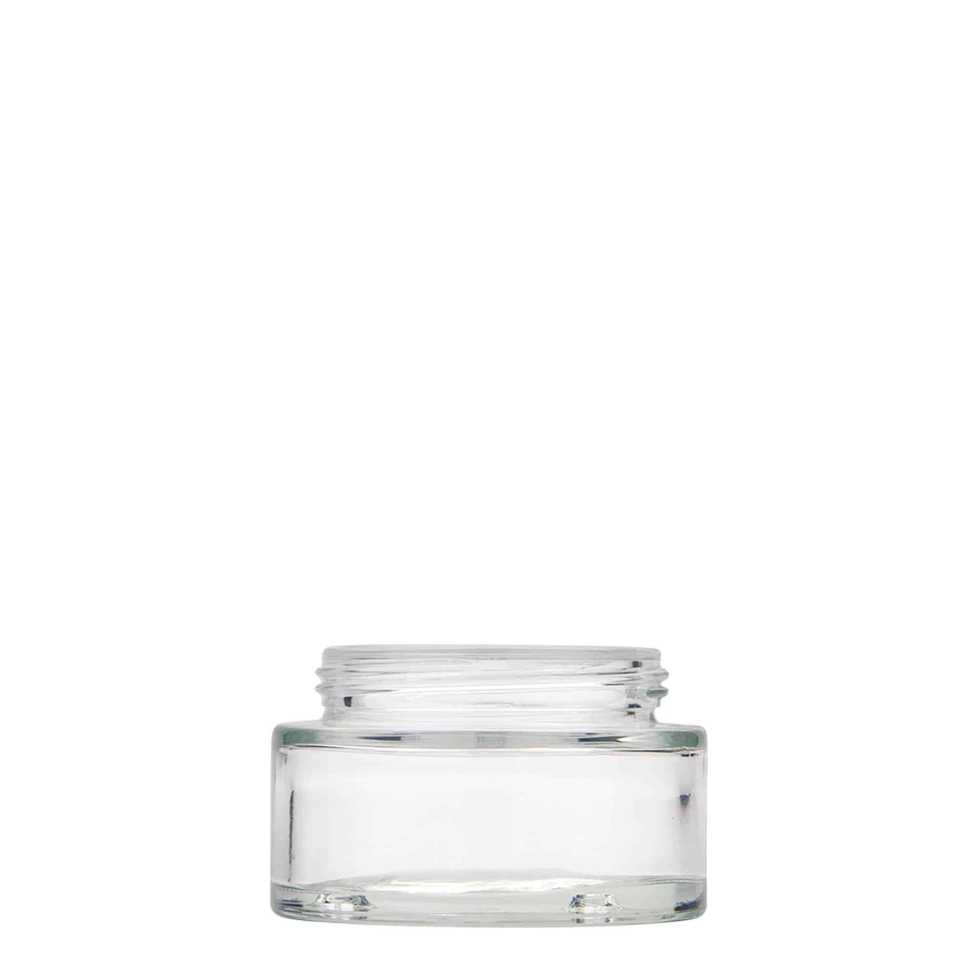 50 ml Tiegel 'Clear Edition', Glas, Mündung: Schraubverschluss
