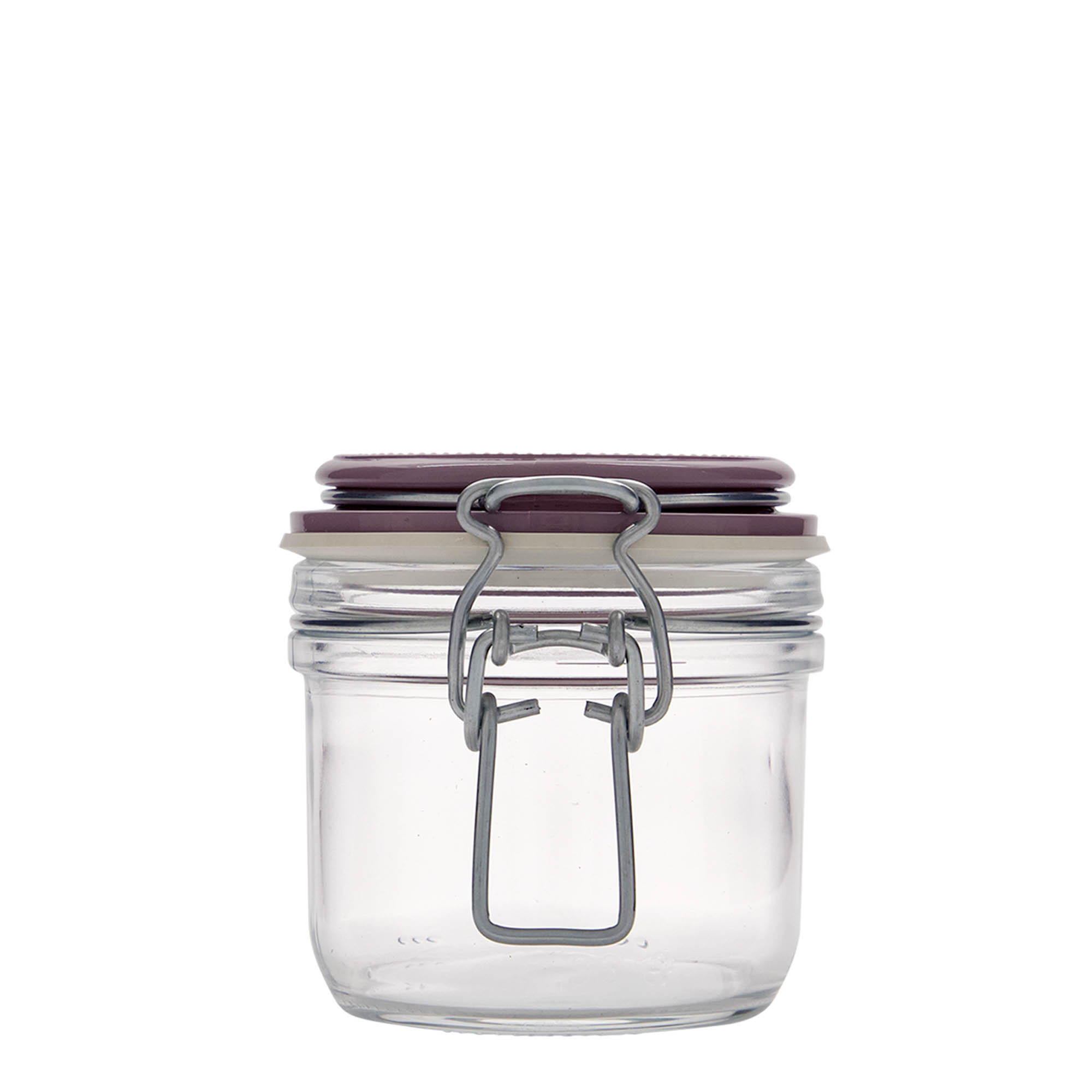 200 ml Drahtbügelglas „Fido“, violett, Mündung: Drahtbügelverschluss