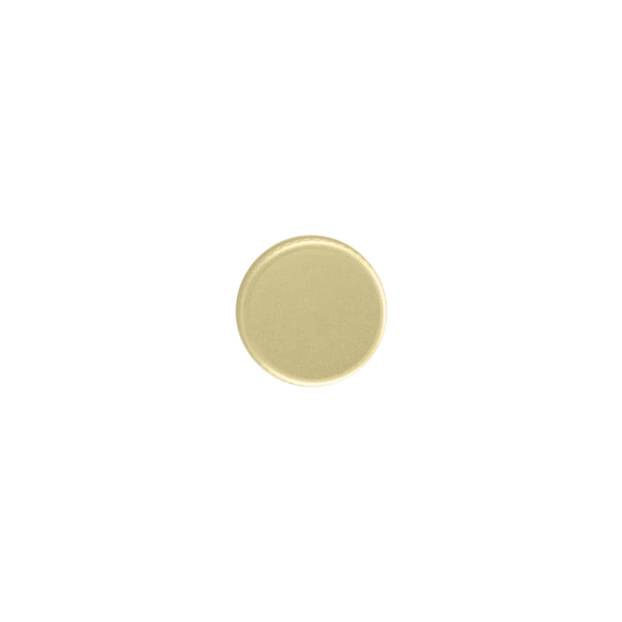 Schraubverschluss, Metall, gold, für Mündung: PP 18 Schraubverschluss, Metall, gold, für Mündung: PP 18