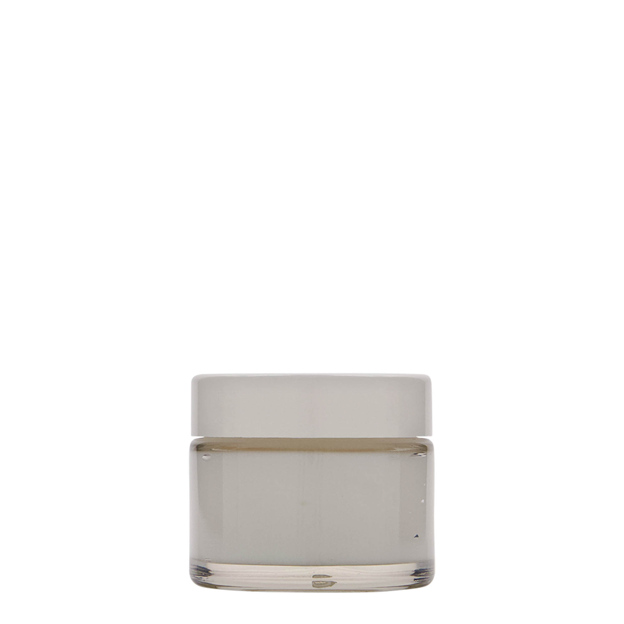 50 ml Tiegel „Beauty“, Glas, Mündung: Schraubverschluss