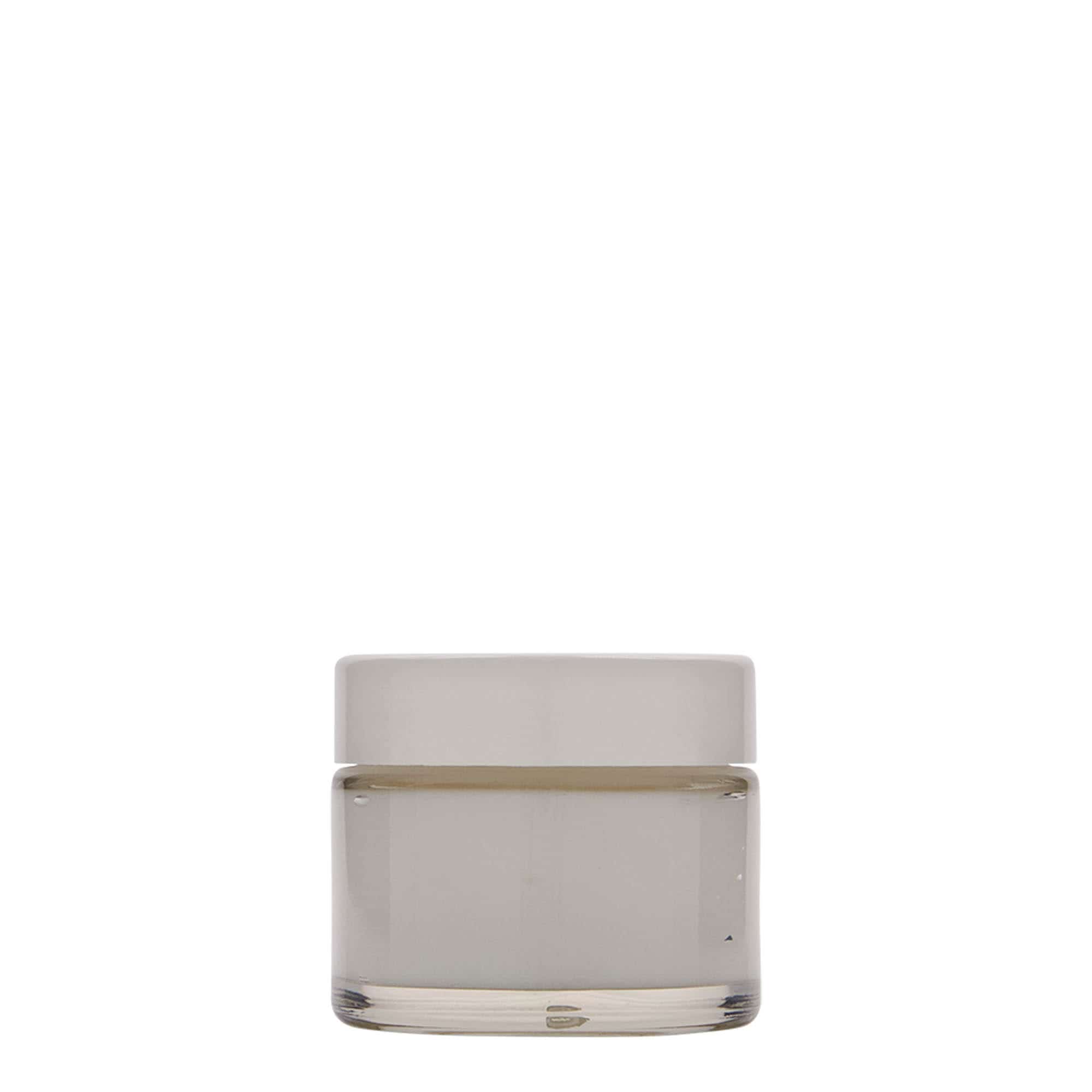 50 ml Tiegel „Beauty“, Glas, Mündung: Schraubverschluss