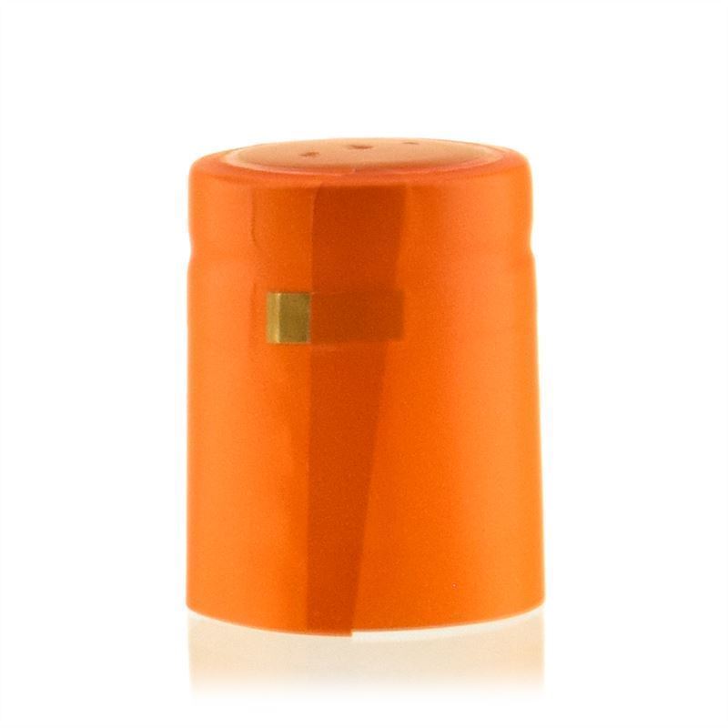 Schrumpfkapsel 32x41, PVC-Kunststoff, orange Schrumpfkapsel 32x41, PVC-Kunststoff, orange