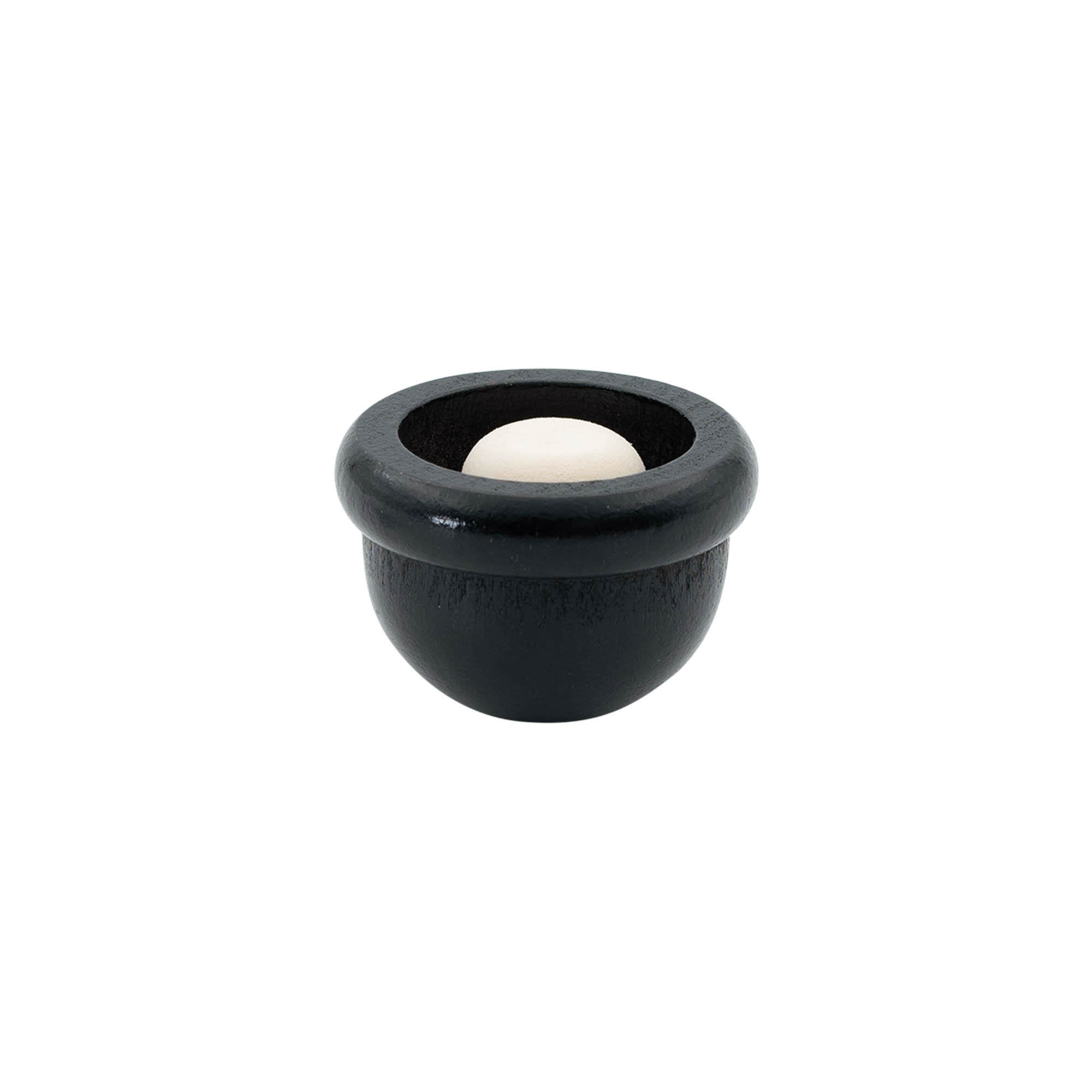 Griffkorken 19 mm, Holz/Kunststoff, schwarz, für Mündung: Kork