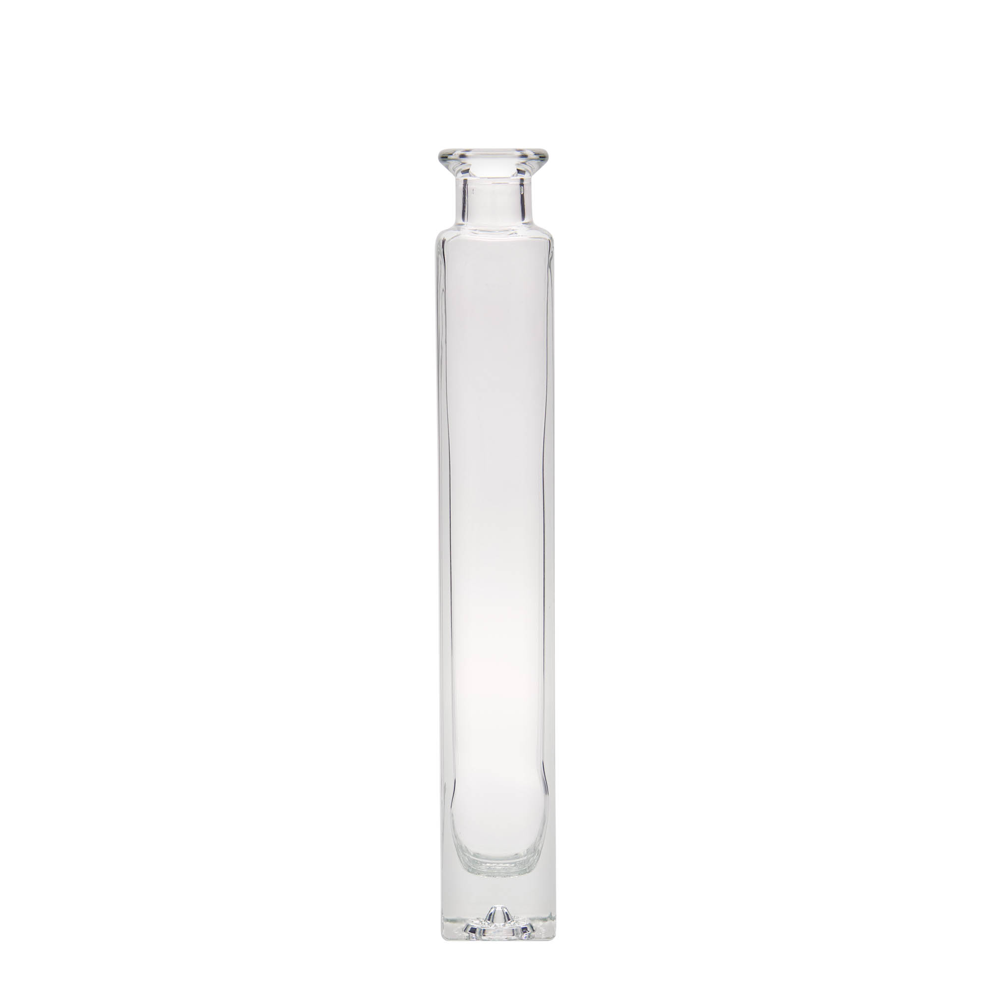 200 ml Glasflasche 'Tommy', quadratisch, Mündung: Kork 200 ml Glasflasche 'Tommy', quadratisch, Mündung: Kork