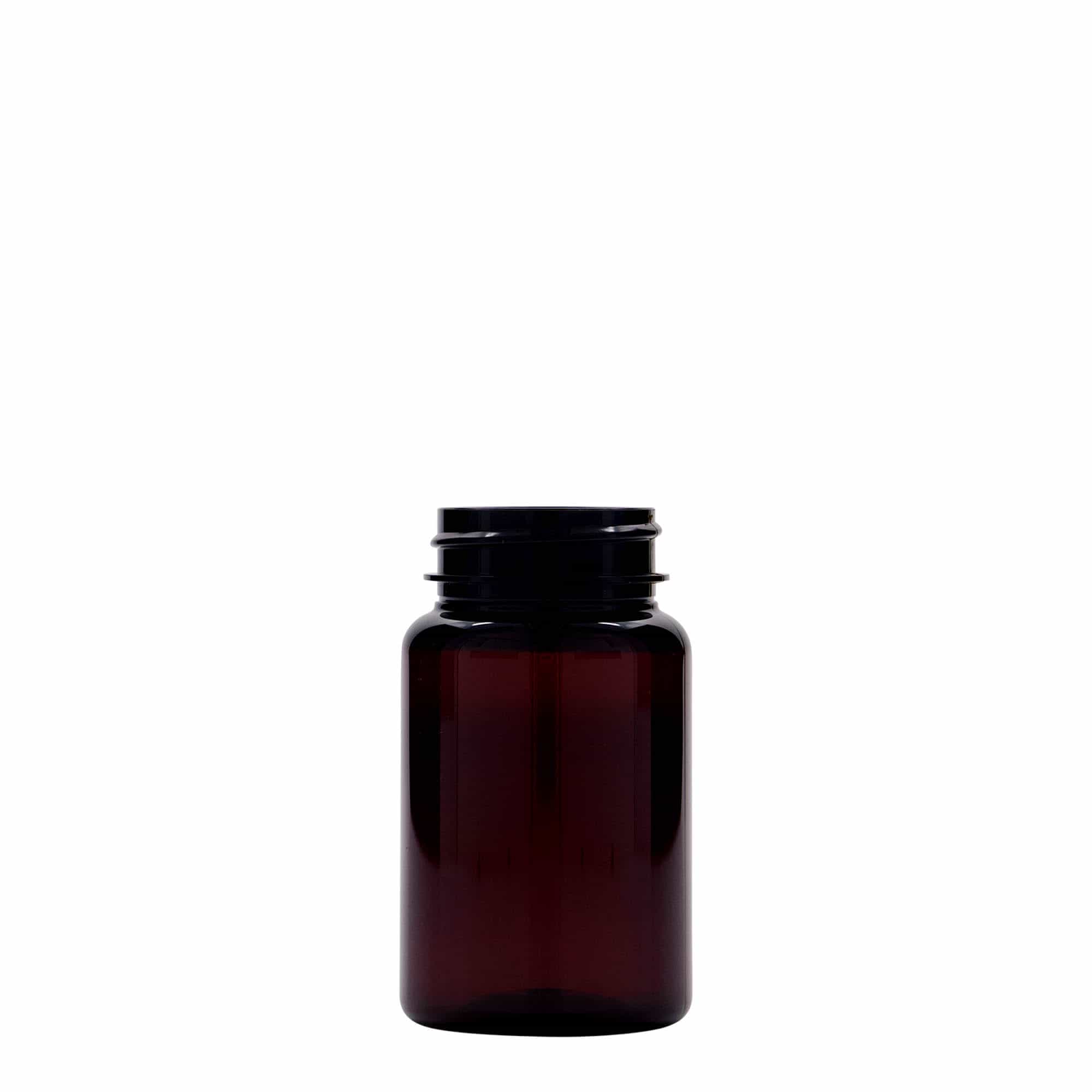 75 ml PET-Packer, Kunststoff, braun, Mündung: 38/400 75 ml PET-Packer, Kunststoff, braun, Mündung: 38/400