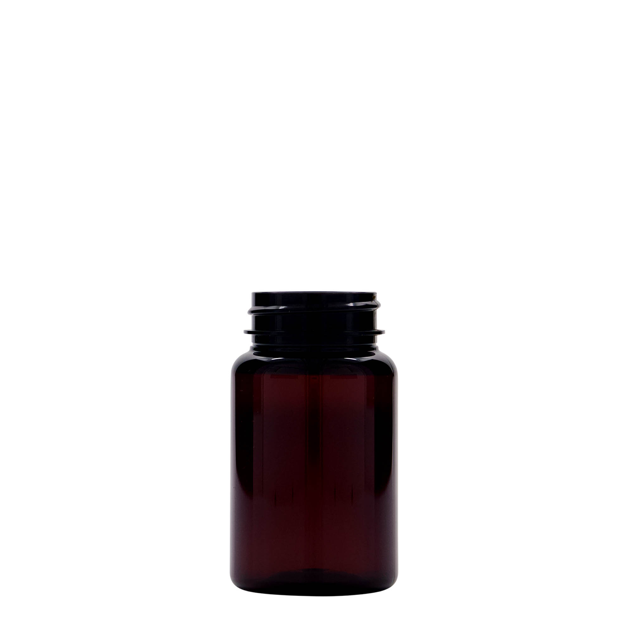 75 ml PET-Packer, Kunststoff, braun, Mündung:  38/400