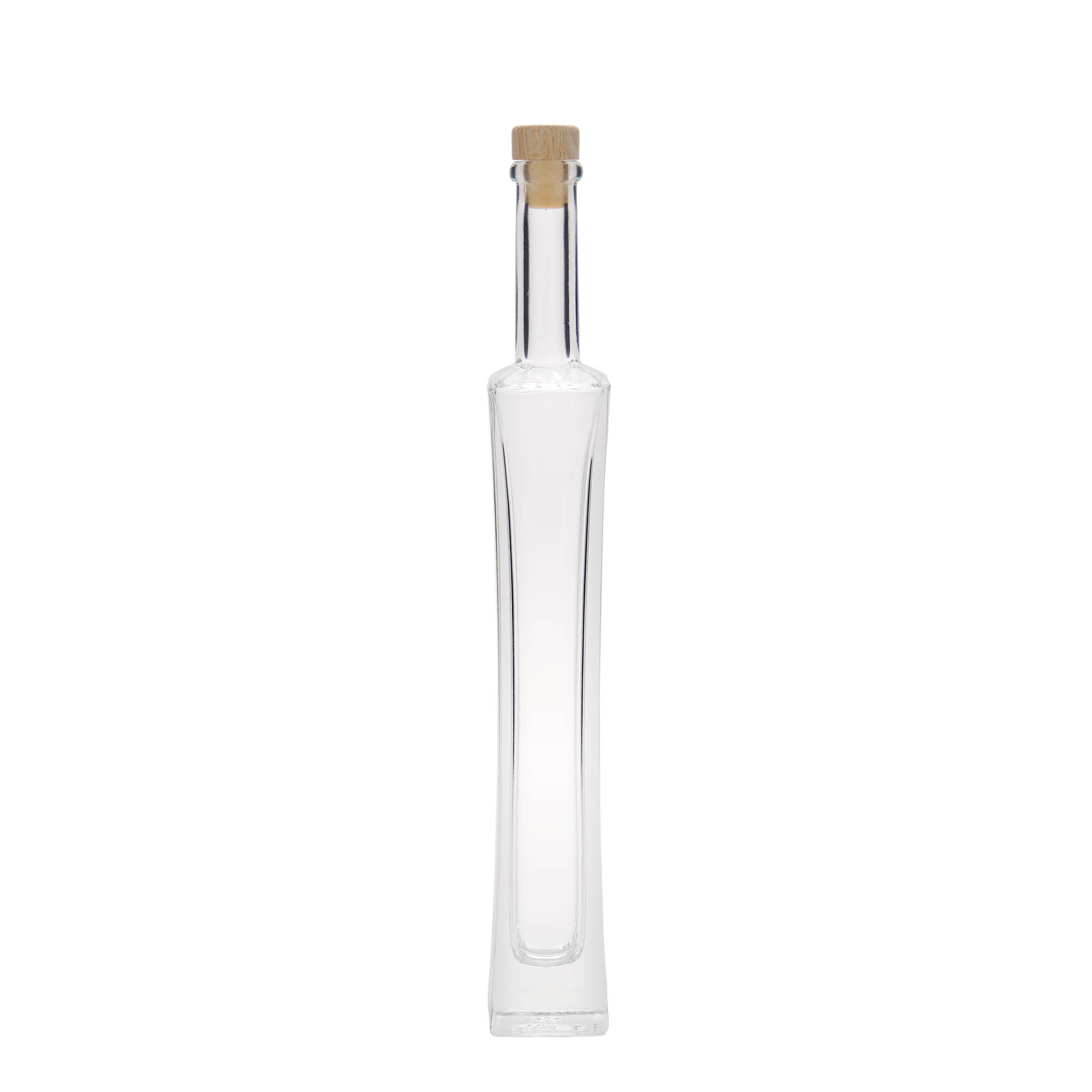 100 ml Glasflasche „Koko“, quadratisch, Mündung: Kork