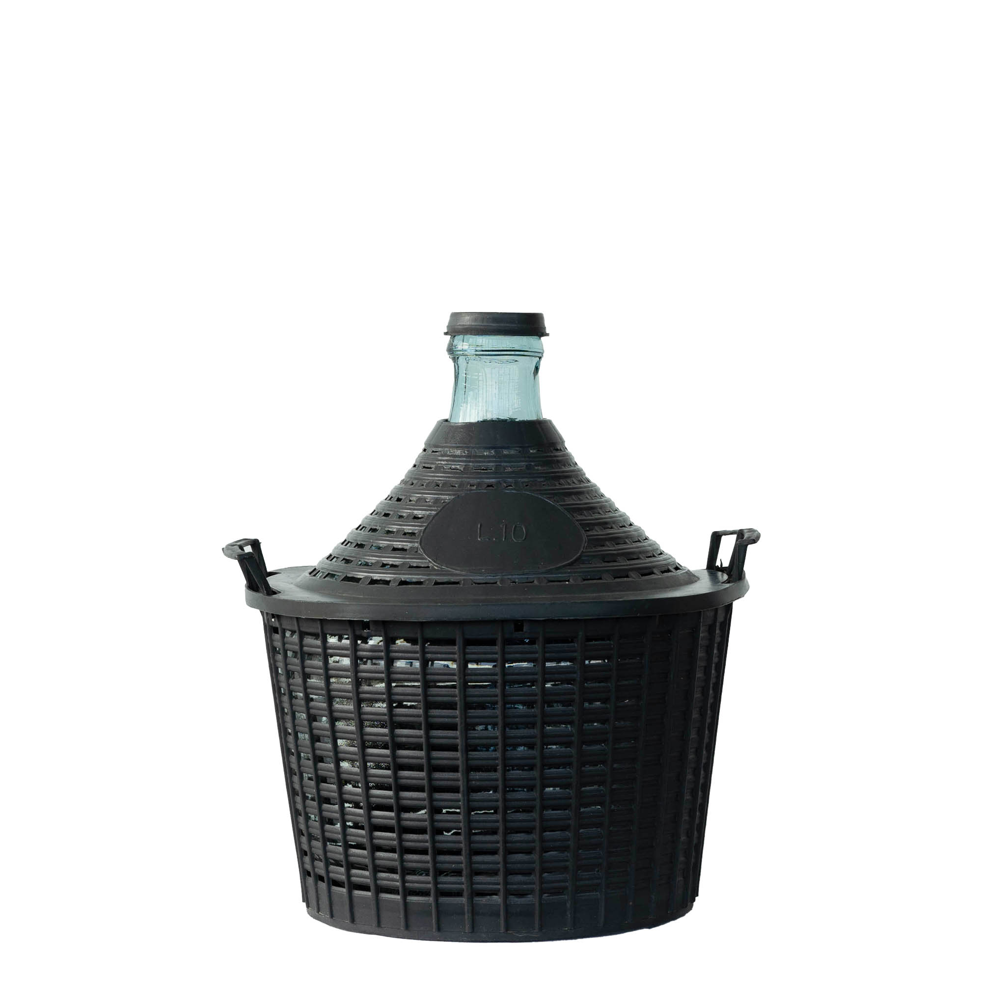 10 l Ballonflasche Enghals, Glas, Mündung: Stülpdeckel 10 l Ballonflasche Enghals, Glas, Mündung: Stülpdeckel