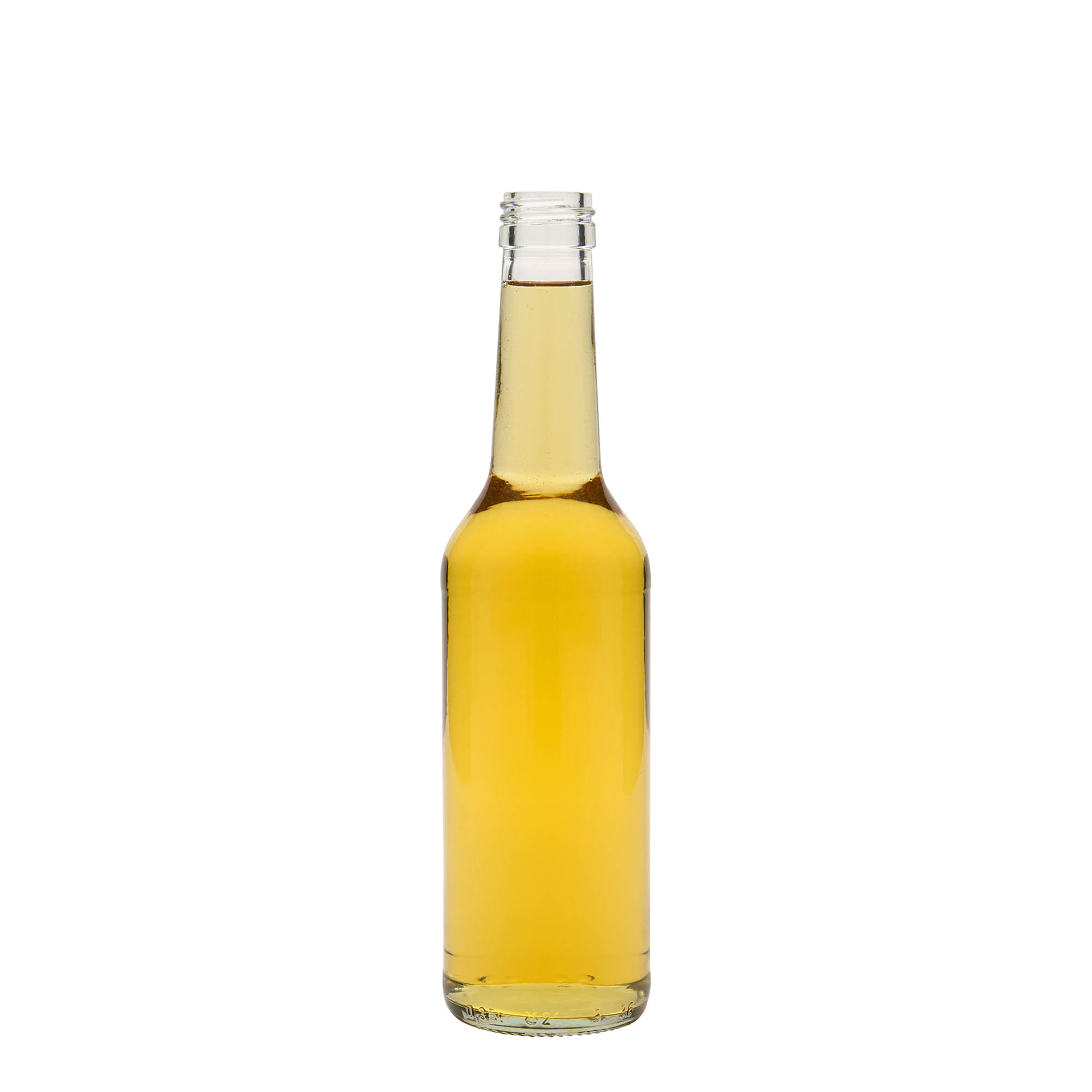 350 ml Glasflasche Geradhals, Mündung: PP 28 350 ml Glasflasche Geradhals, Mündung: PP 28