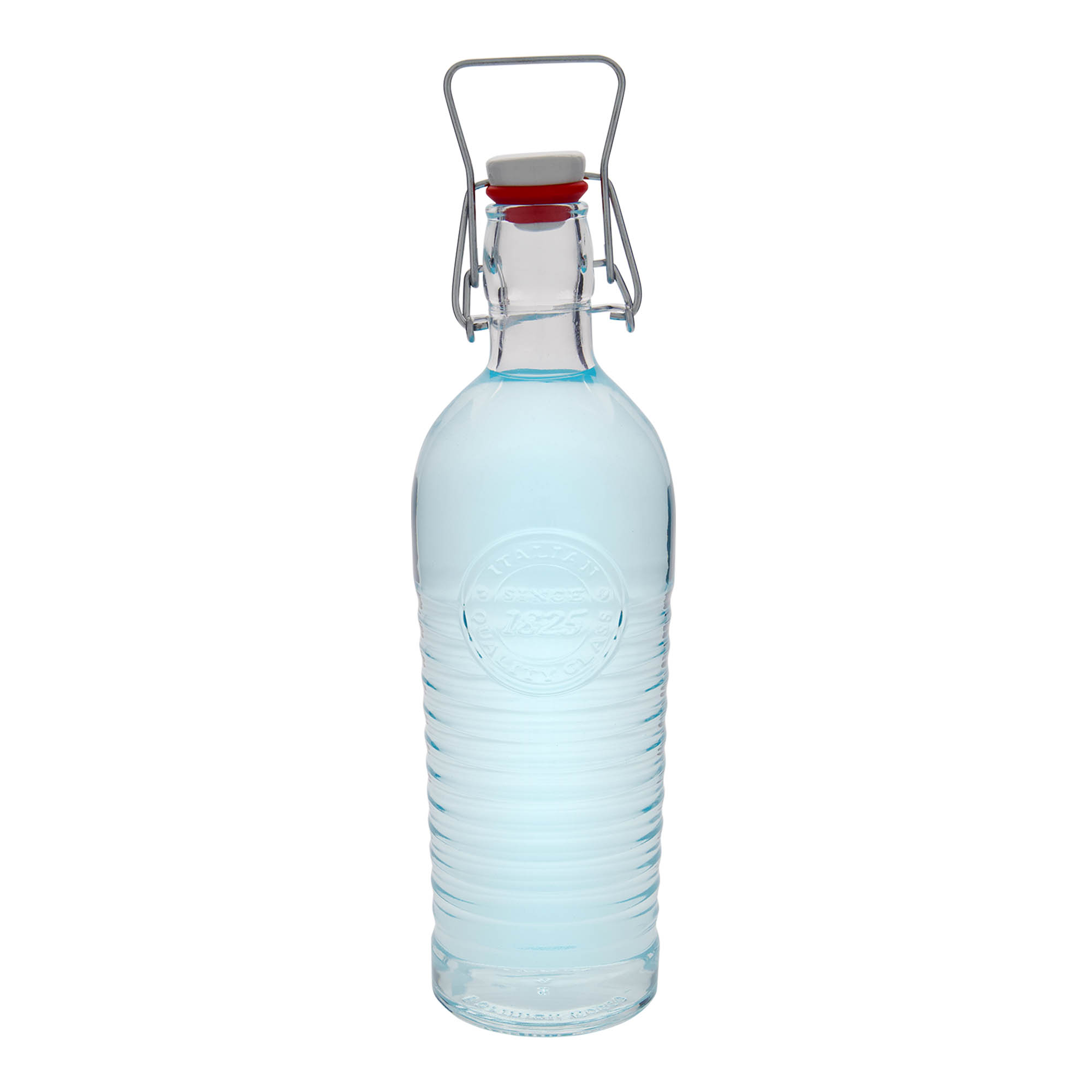 1.200 ml Glasflasche „Officina 1825“, Mündung: Bügelverschluss