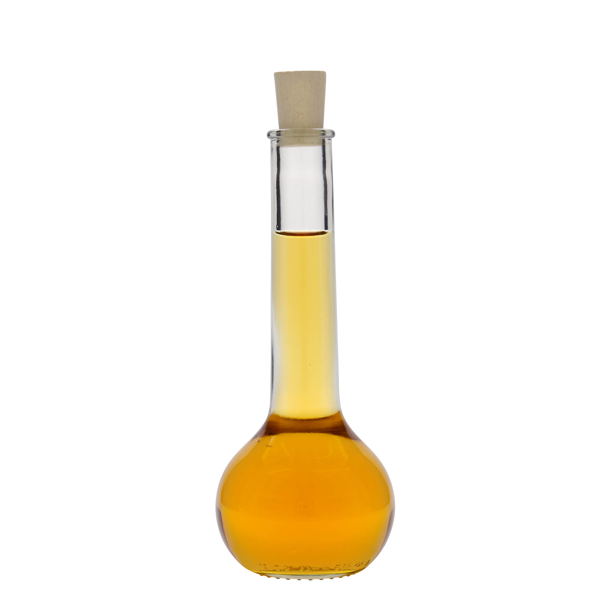 200 ml Glasflasche 'Tulipano', Mündung: Kork