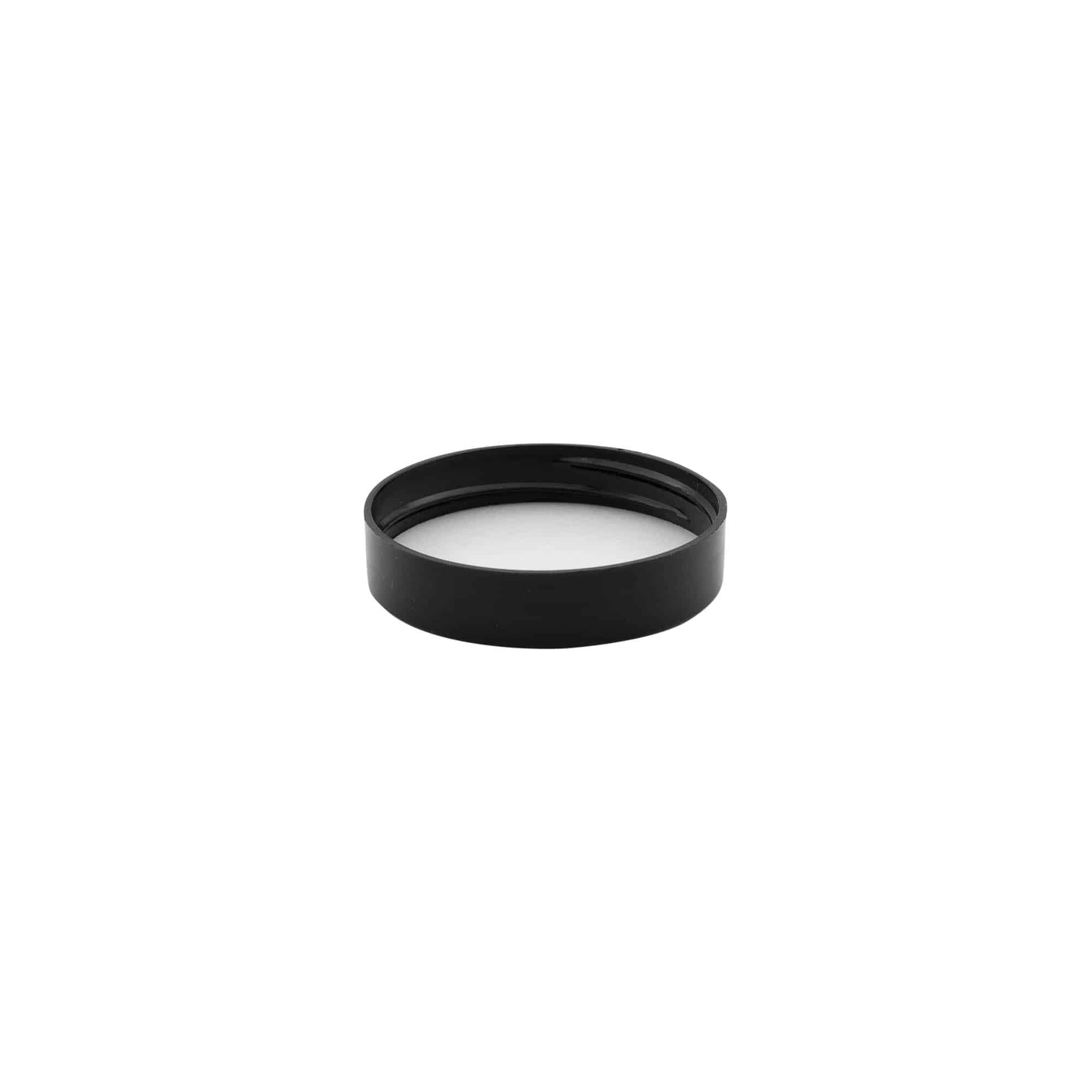 Schraubverschluss, PP-Kunststoff, schwarz, für Mündung: 48/400